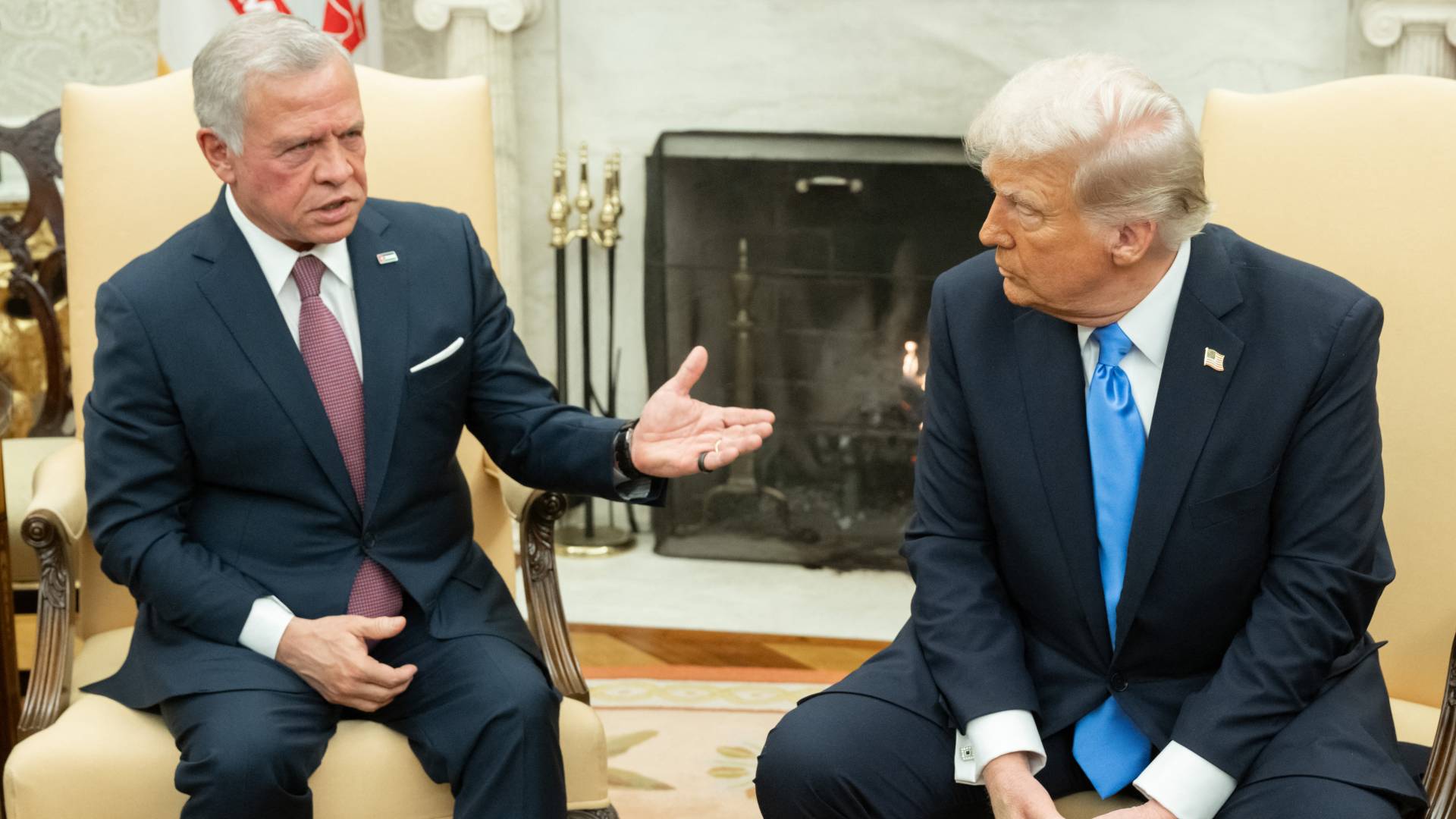 جلالة الملك عبدالله الثاني والرئيس الأمريكي دونالد ترمب - أرشيفية