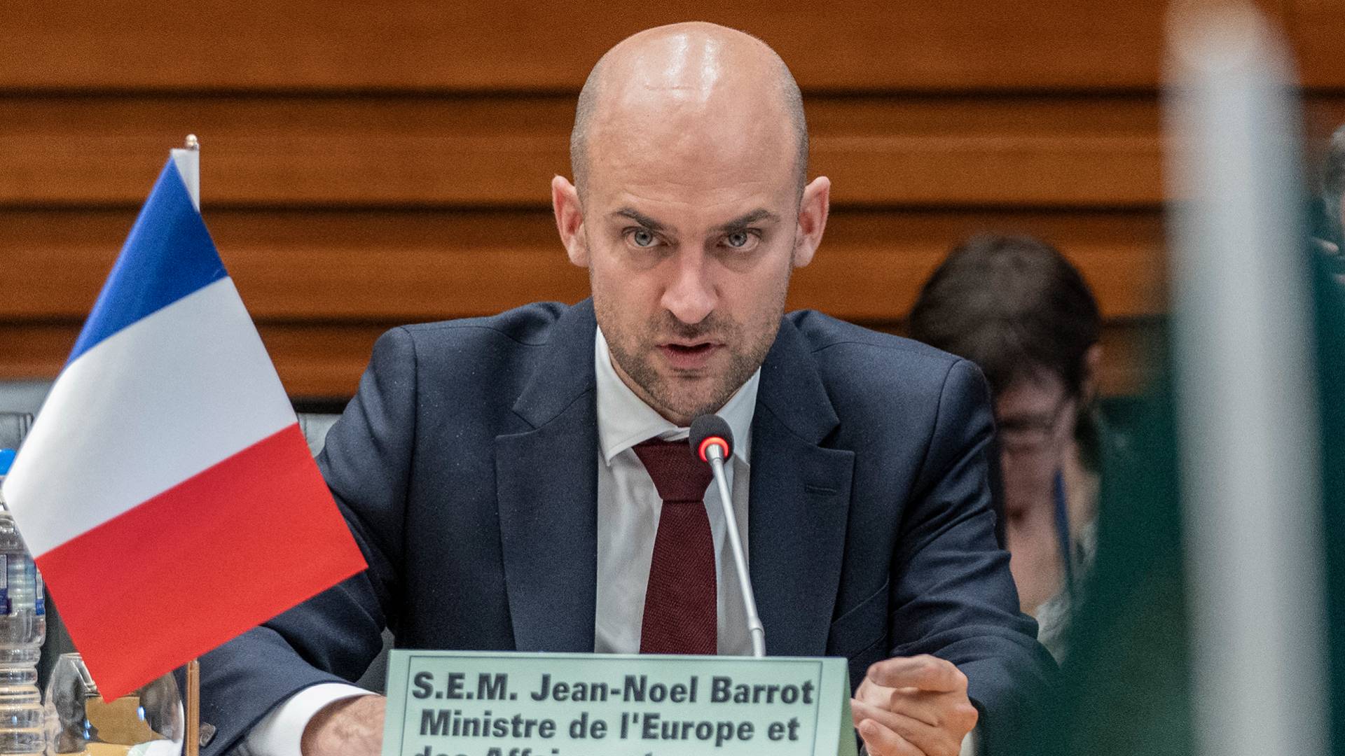 وزير الخارجية الفرنسي جان نويل بارو