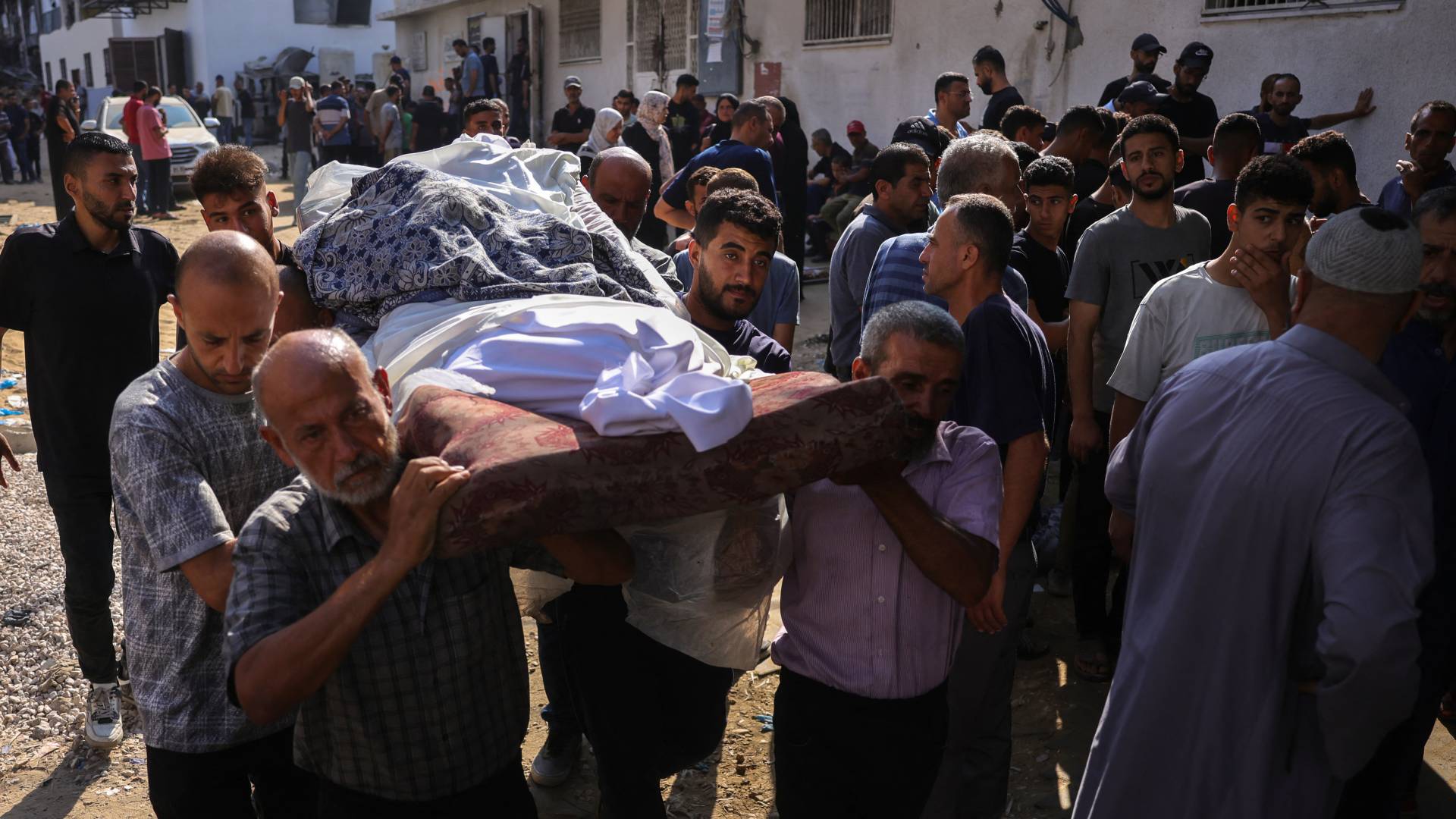 تشييع الشهداء في غزة
