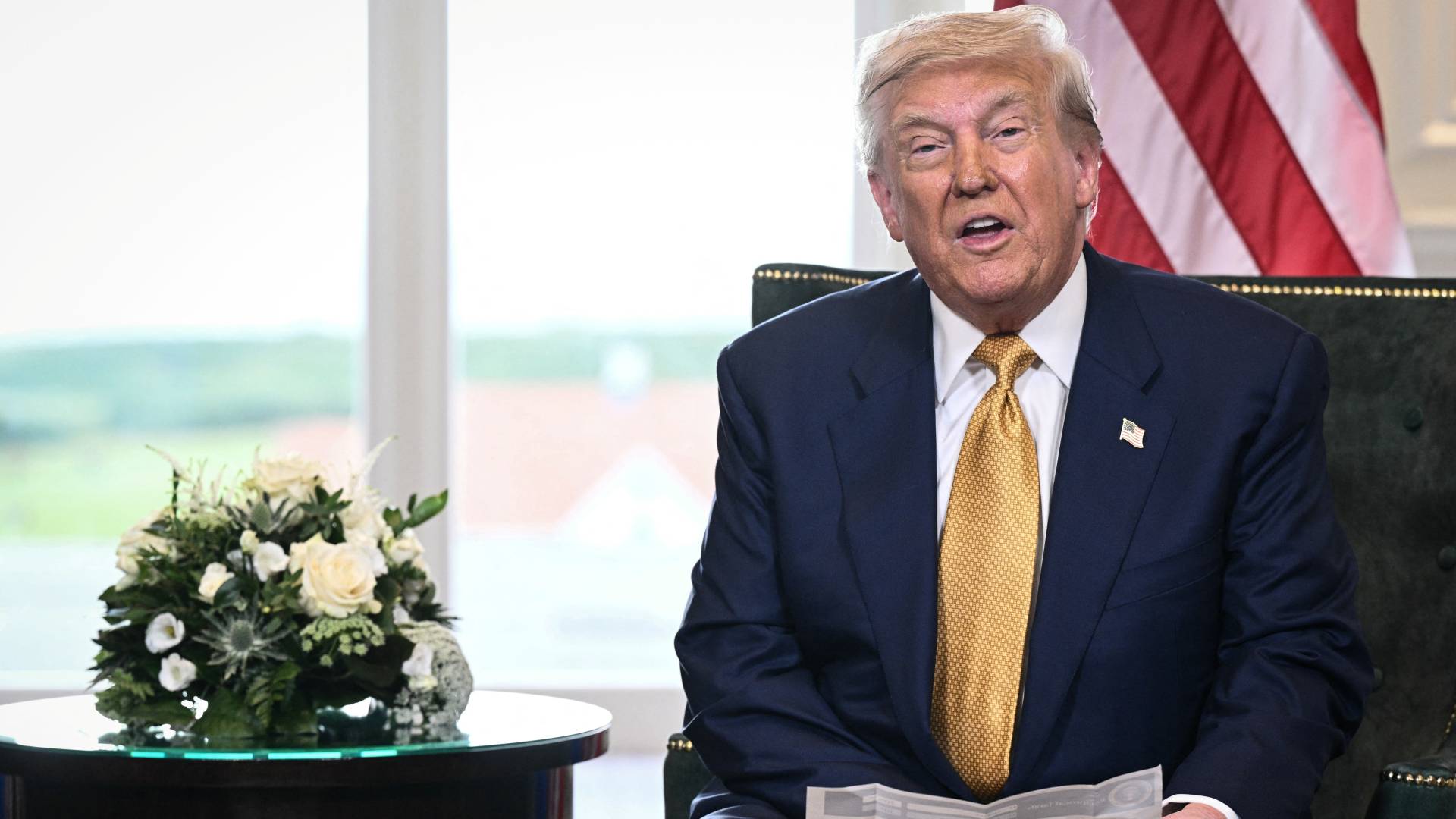 الرئيس الأمريكي دونالد ترمب