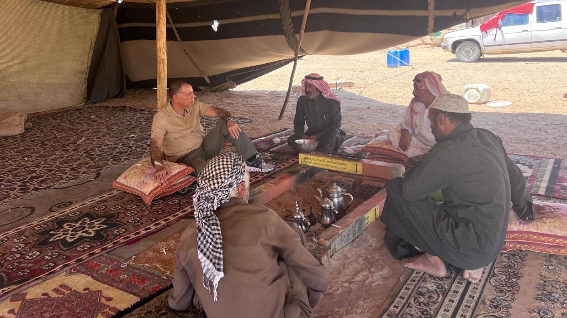 وزير الداخلية يزور مركز حدود المدورة