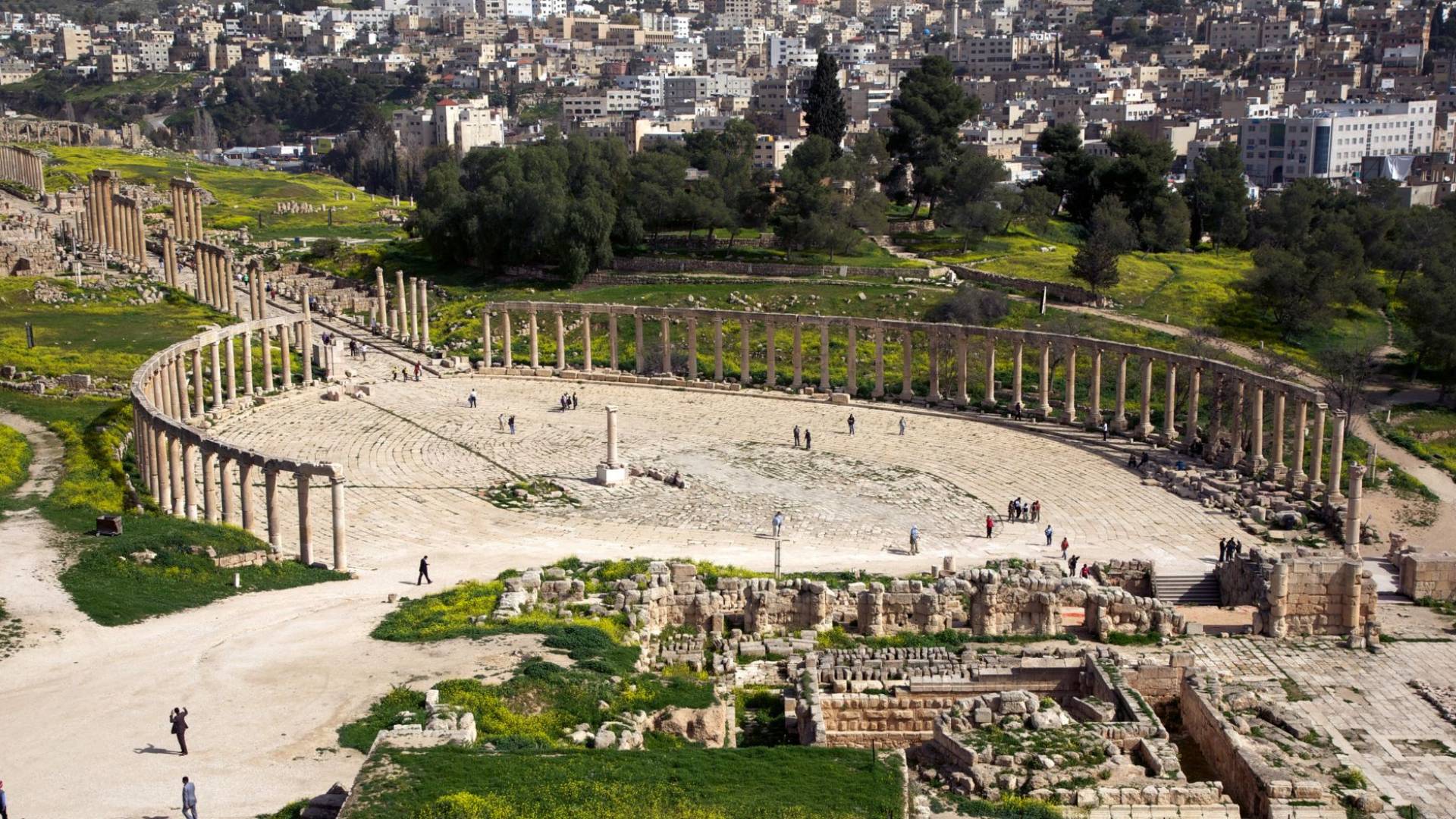 لقطة عامة لمحافظة جرش