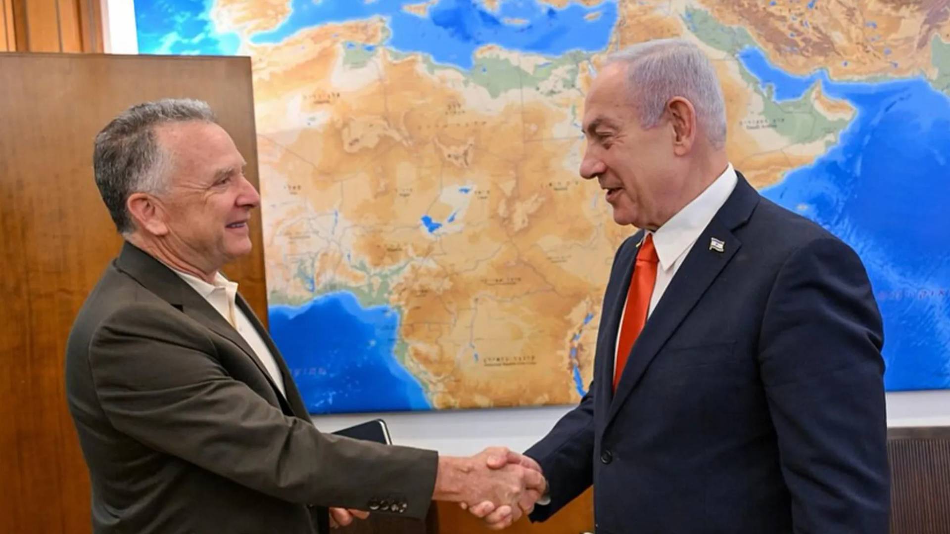 رئيس وزراء الاحتلال نتنياهو و عضو الكنيست ويتكوف