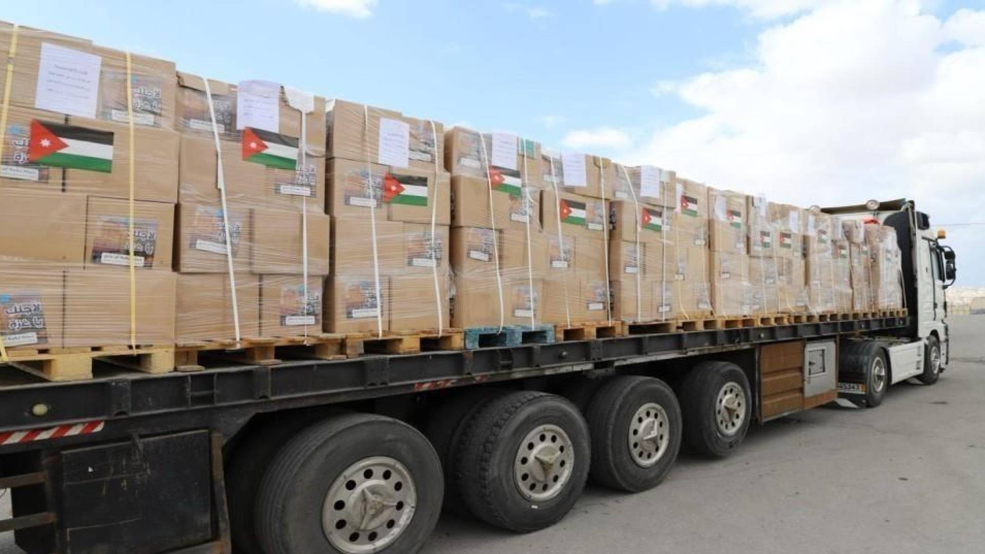 قافلة مساعدات لغزة