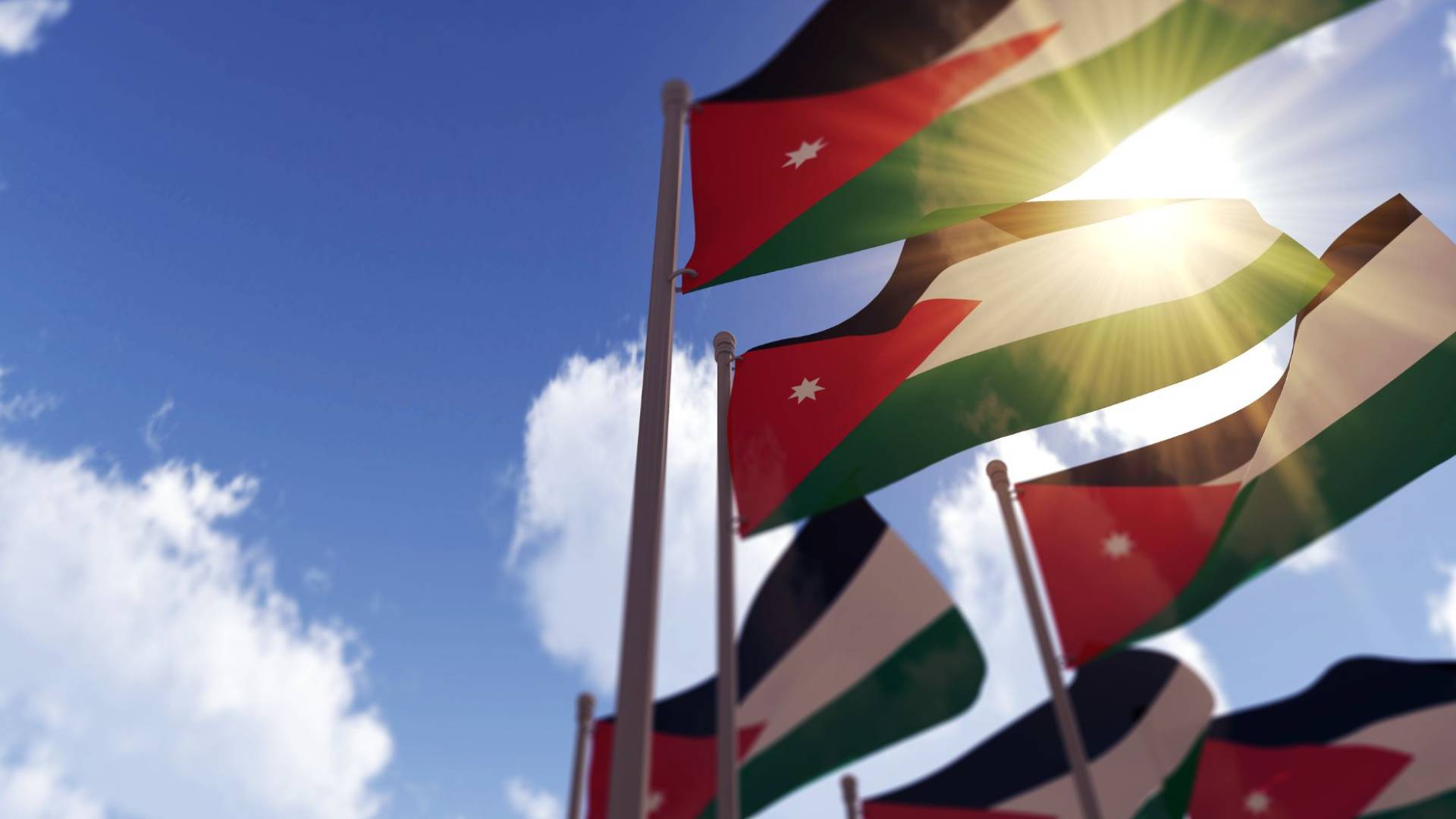 العلم الاردني