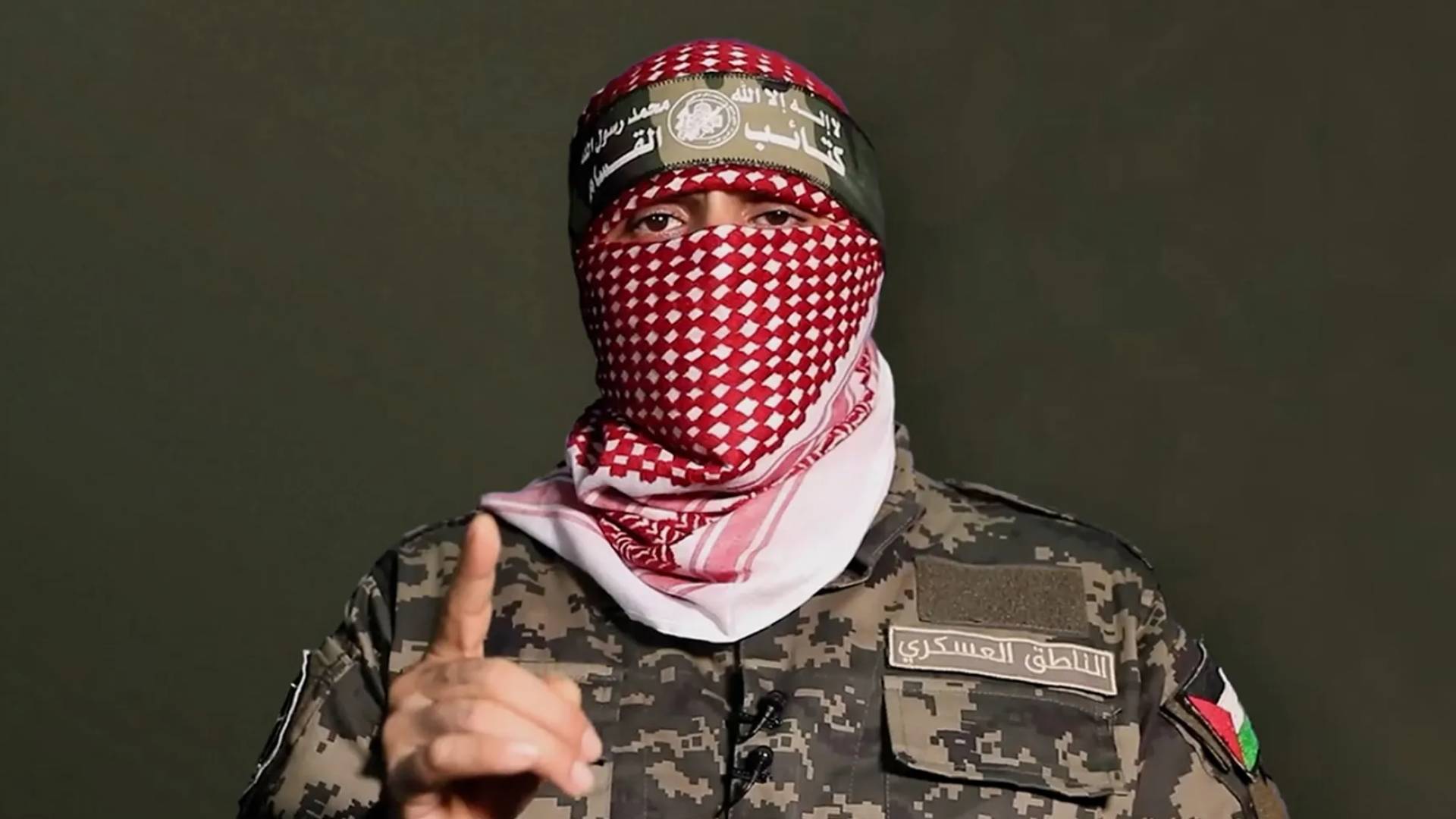 أبو عبيدة، المتحدث باسم كتائب عز الدين القسام، الجناح العسكري لحركة حماس