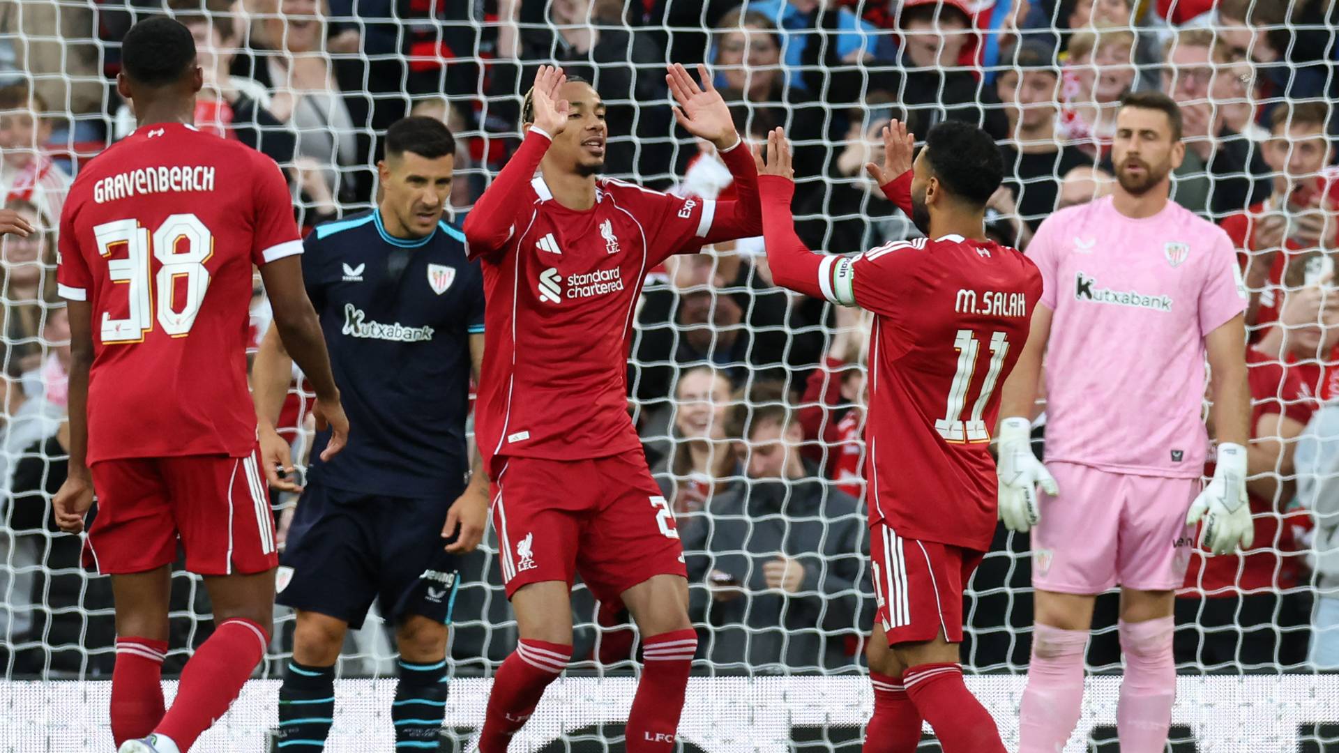 ليفربول يتغلب على أتلتيك بلباو بثلاثية مقابل هدفين وديا