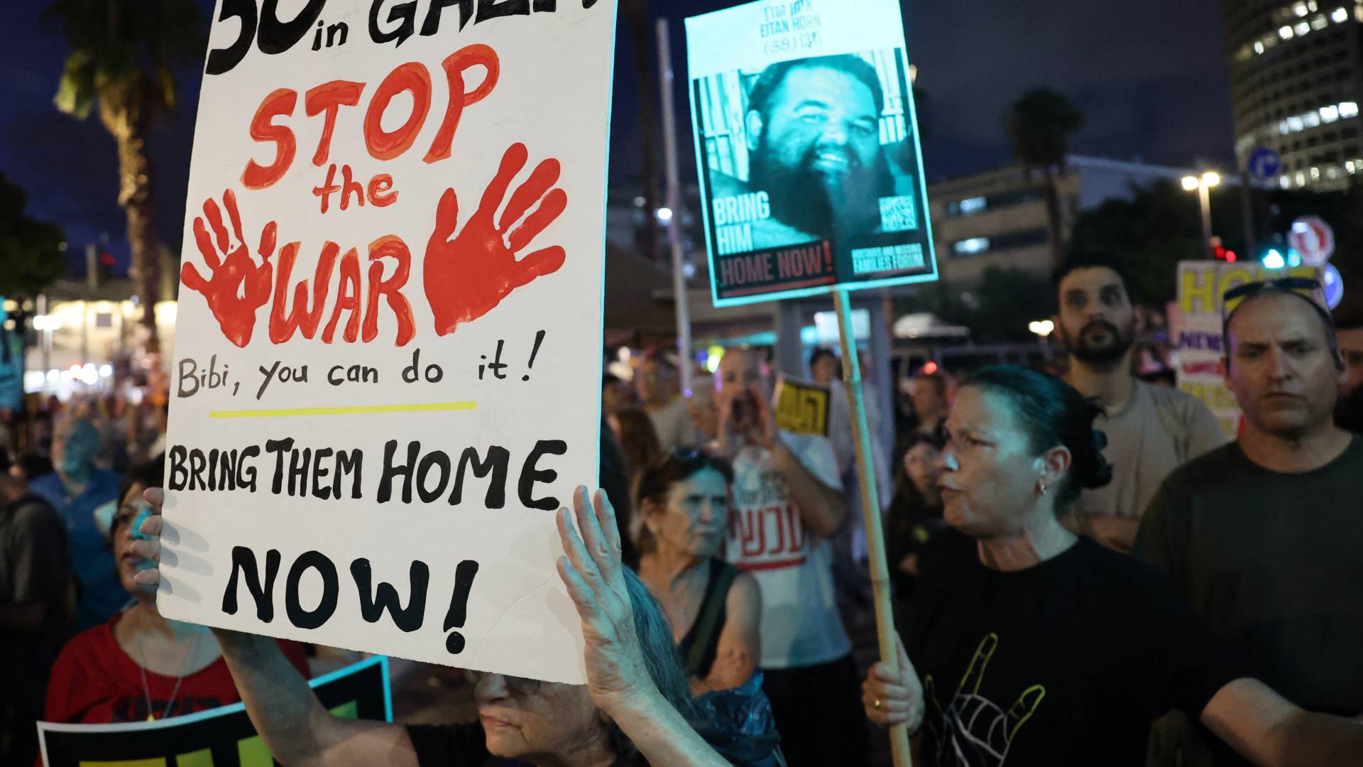 احتجاجات في تل ابيب لوقف الحرب في غزة