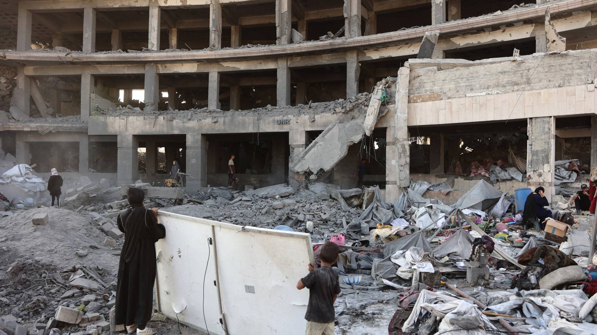 قطاع غزة المدمر