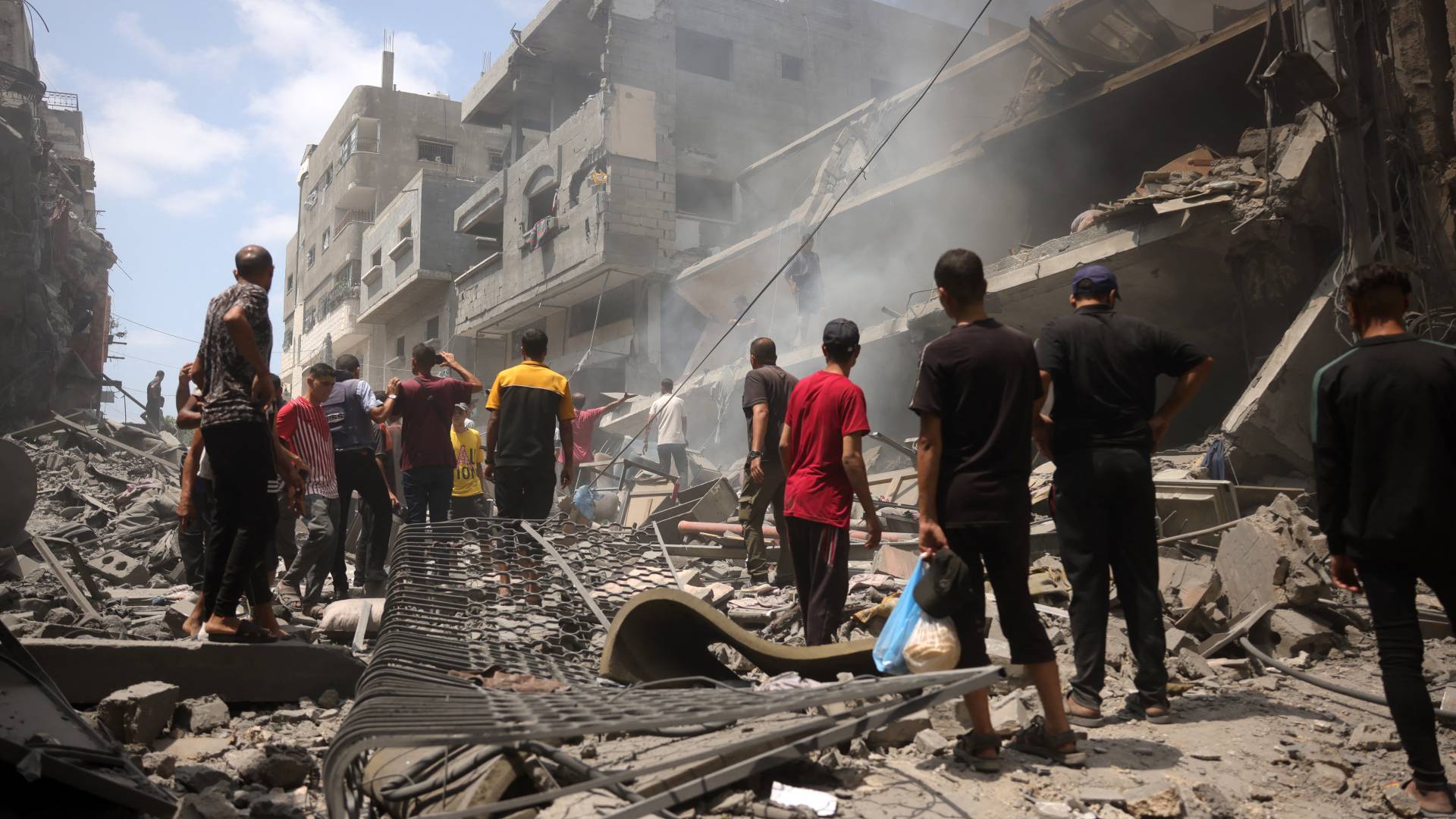 قطاع غزة المدمر