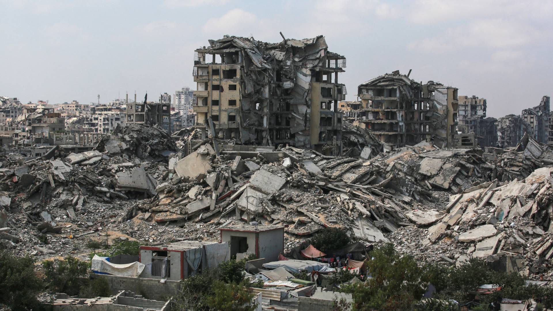 آثار الدمار في قطاع غزة