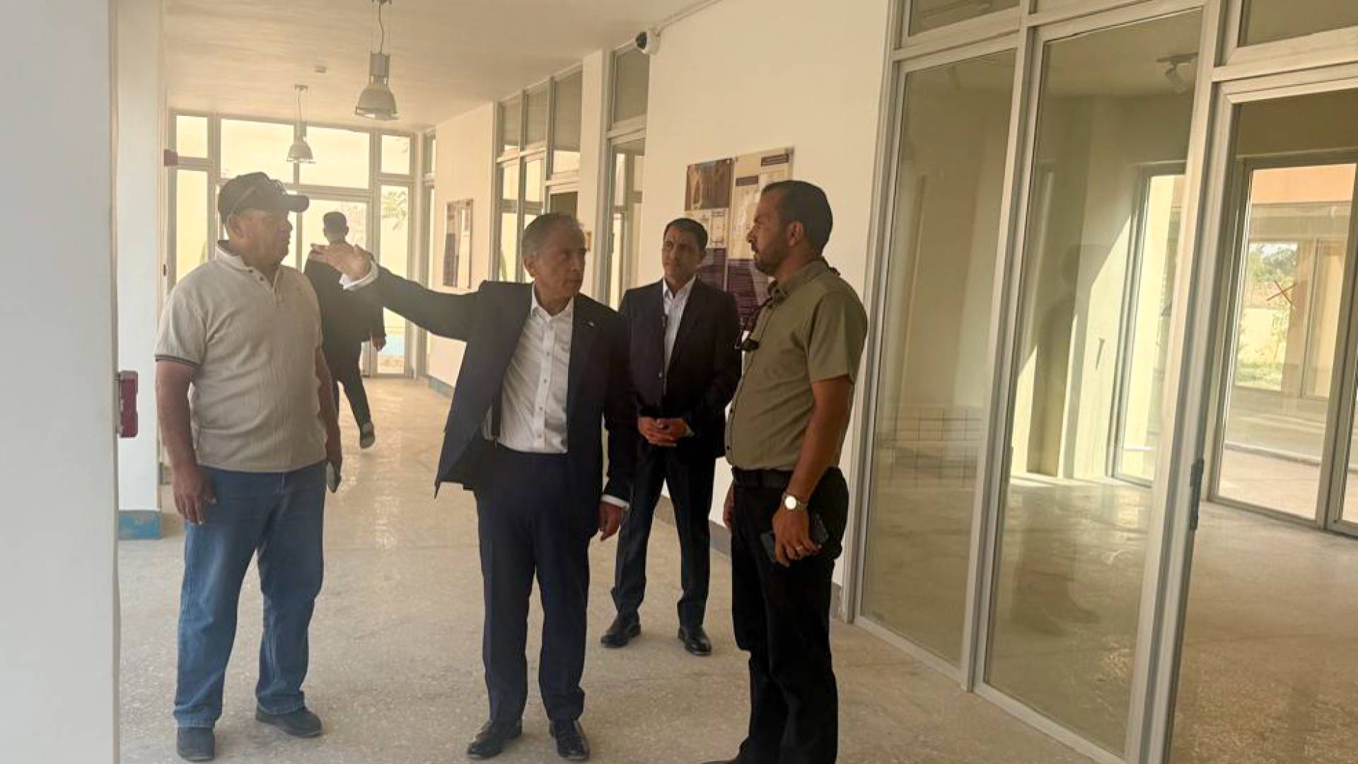 حسان يتفقد مشروع تطوير قلعة القطرانة الأثري