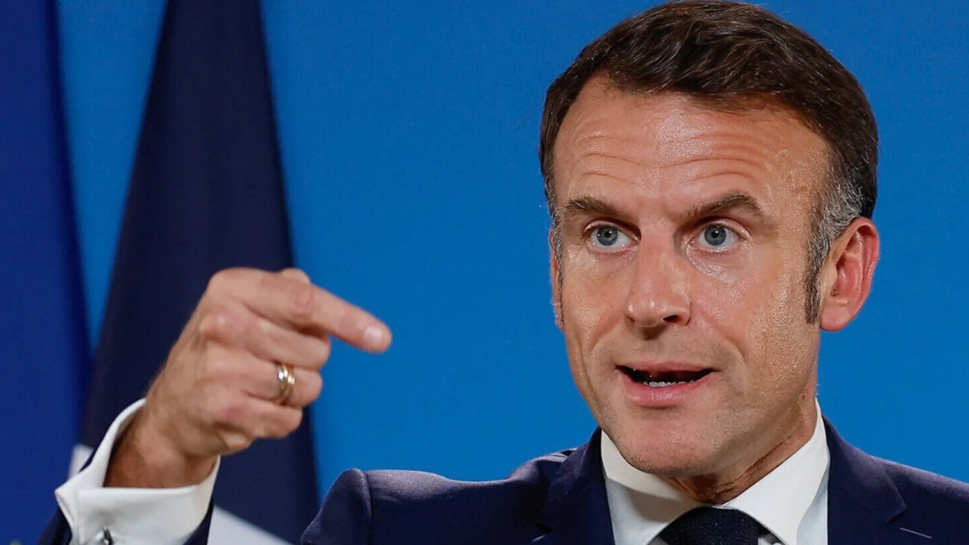 الرئيس الفرنسي ايمانويل ماكرون