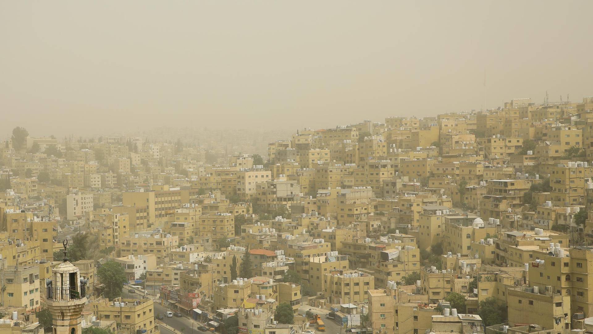 ارتفاع درجة الحرارة في عمان