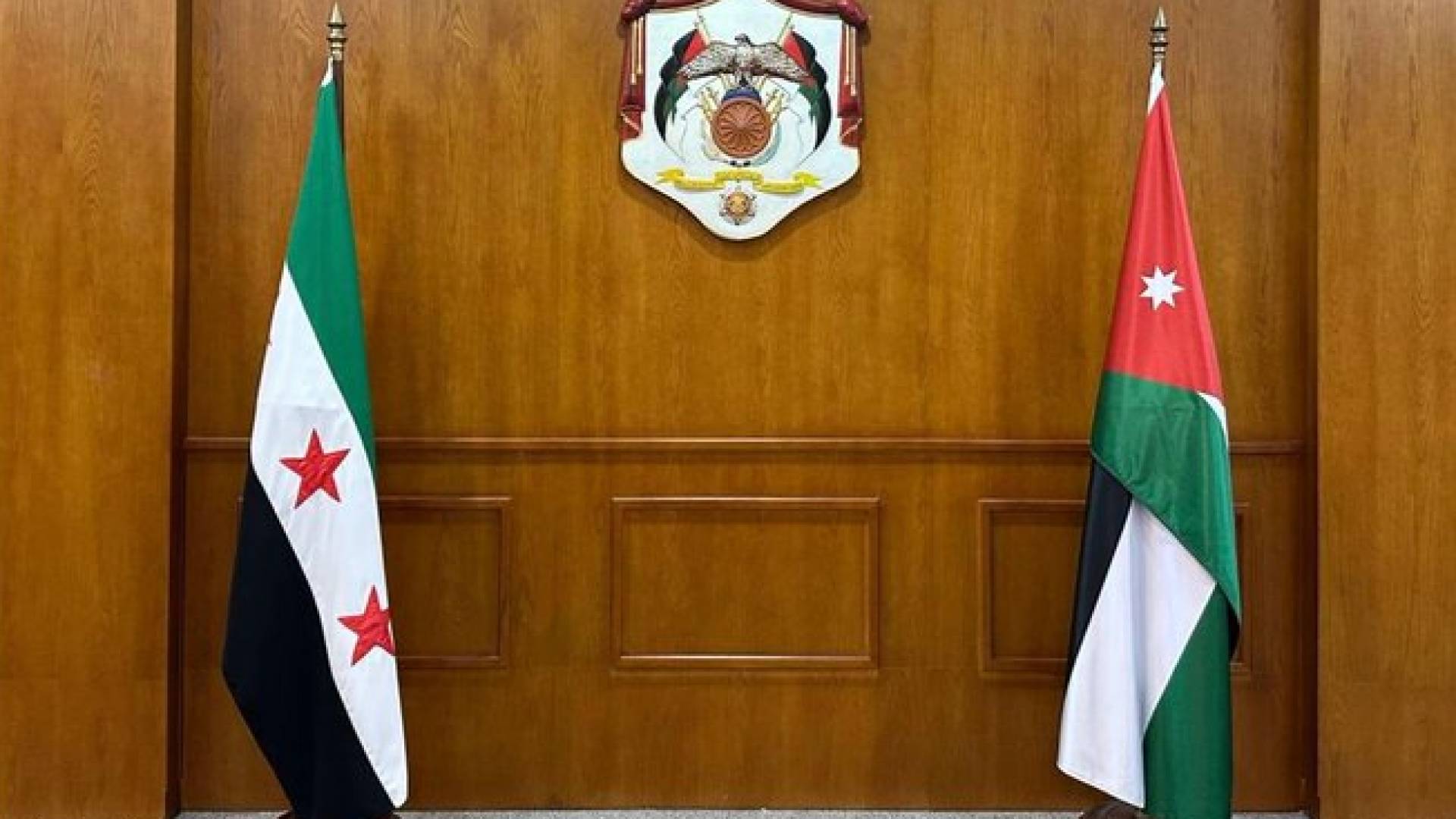 علم الاردن و سوريا