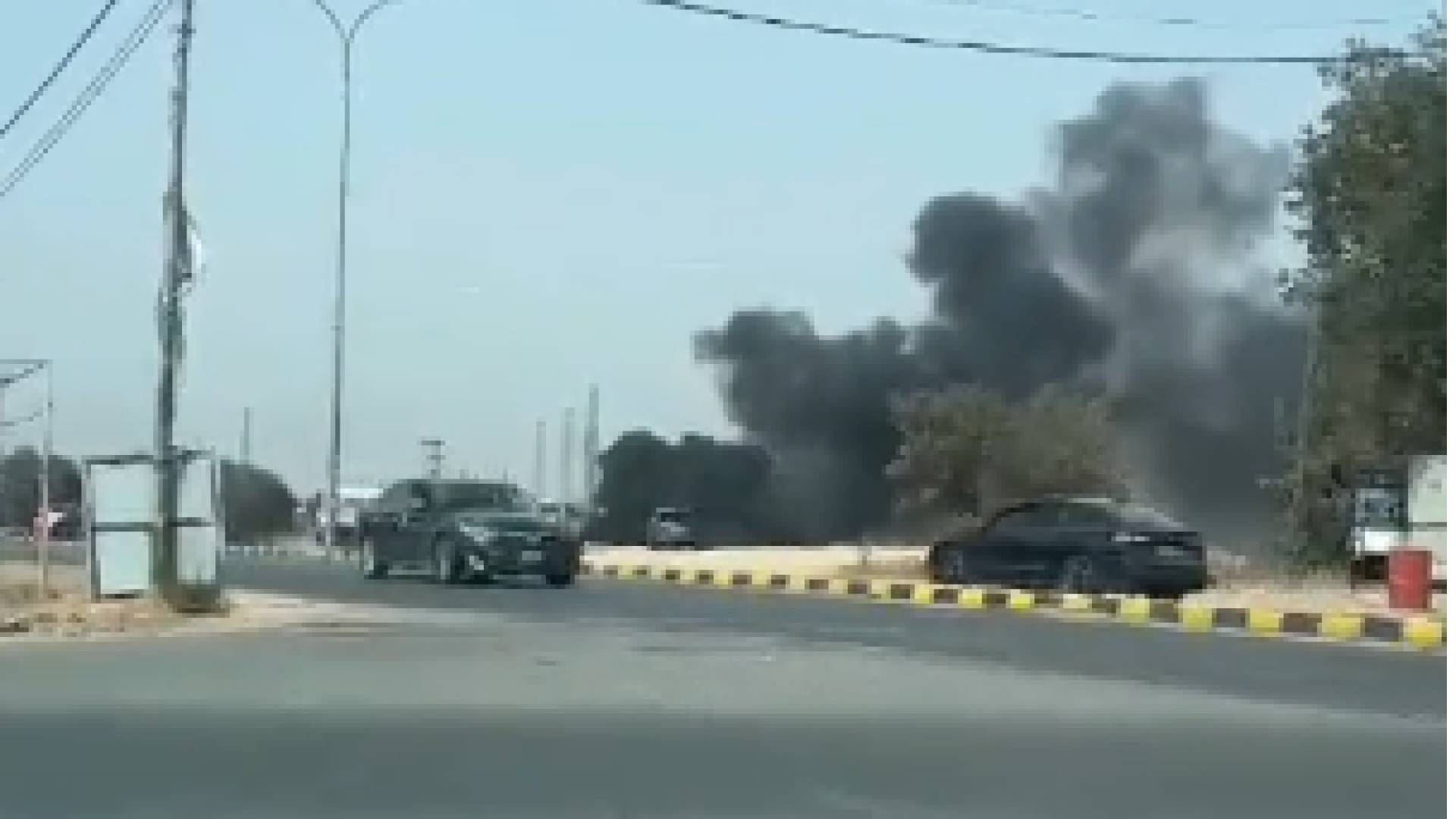 شركة الكهرباء الوطنية: إخماد حريق في محطة تحويل الصبيحي