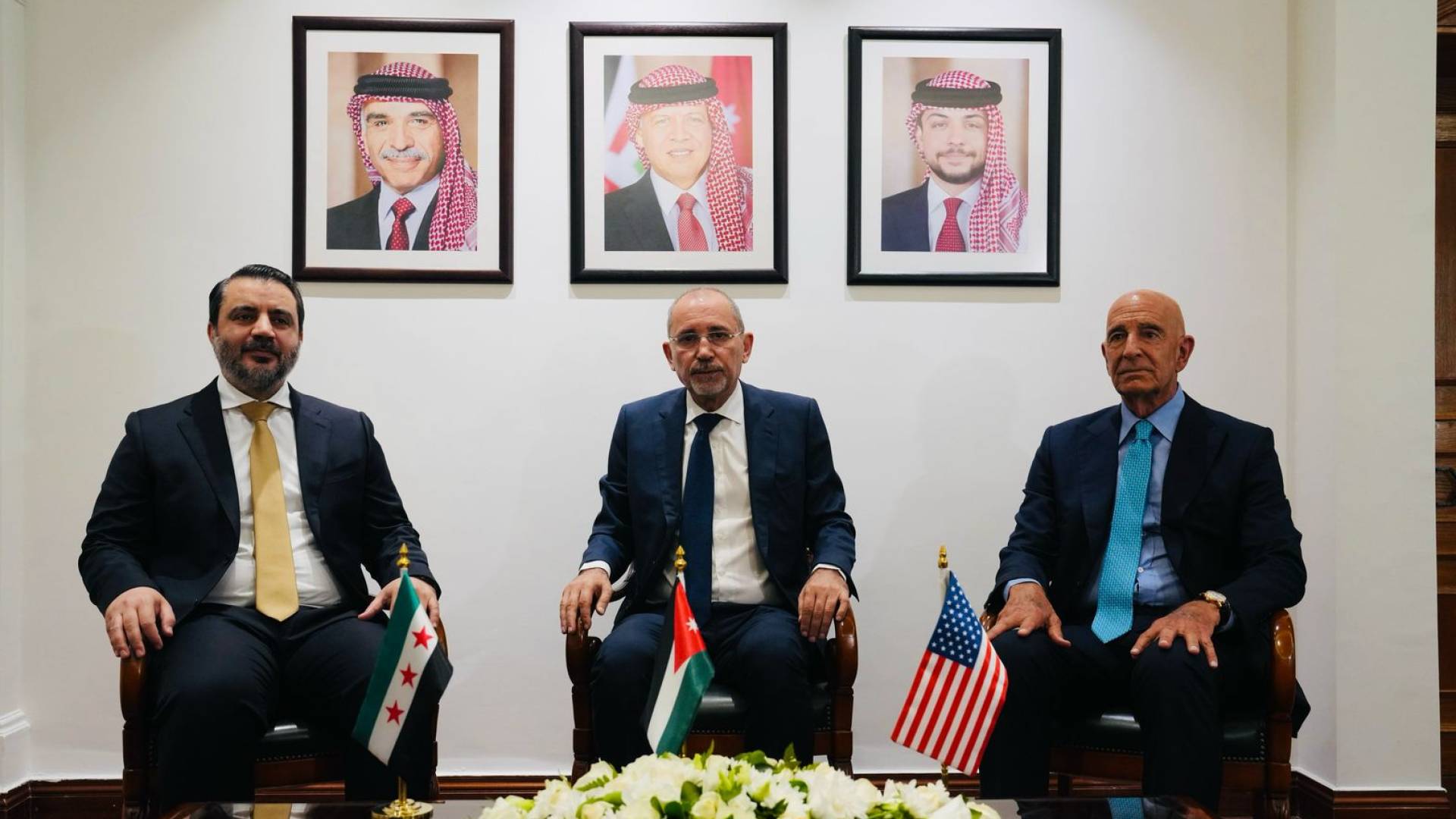 وزير الخارجية ونظيره السوري والمبعوث الأمريكي إلى سوريا