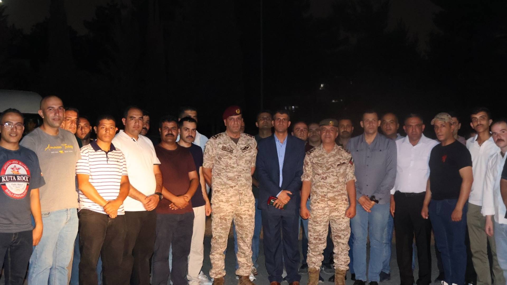 طواقم ومرتبات المستشفى الميداني الأردني غزة/83