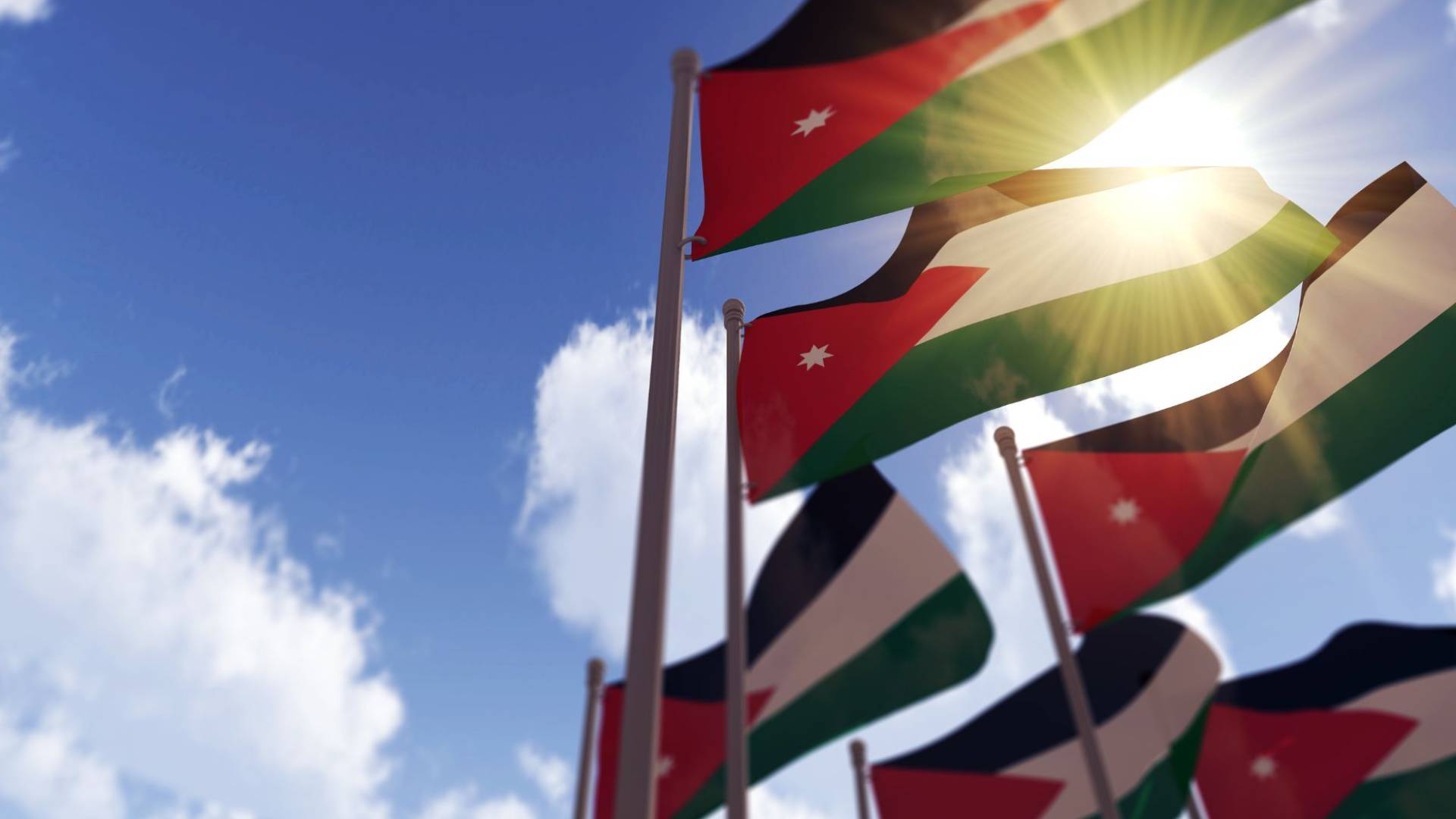 العلم الأردني