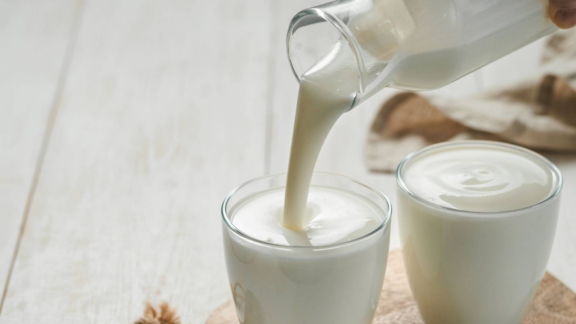 صورة تظهر لبن رايب