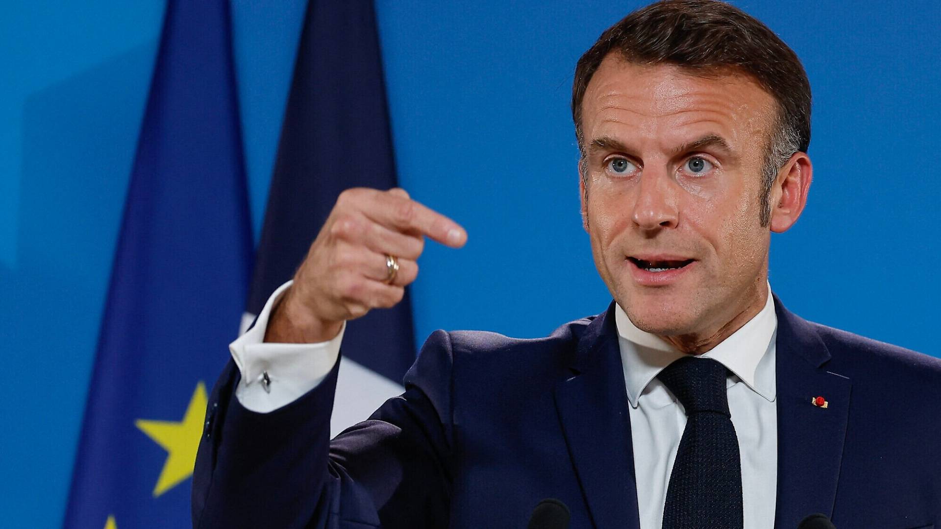 الرئيس الفرنسي إيمانويل ماكرون