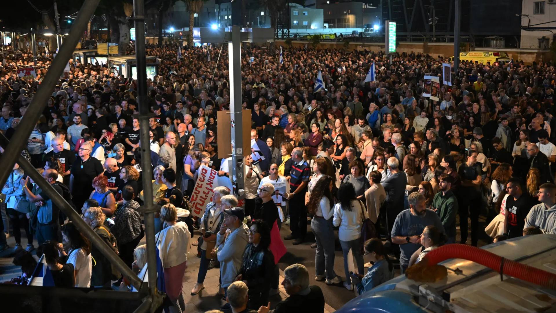 احتجاجات في تل ابيب لوقف الحرب في غزة