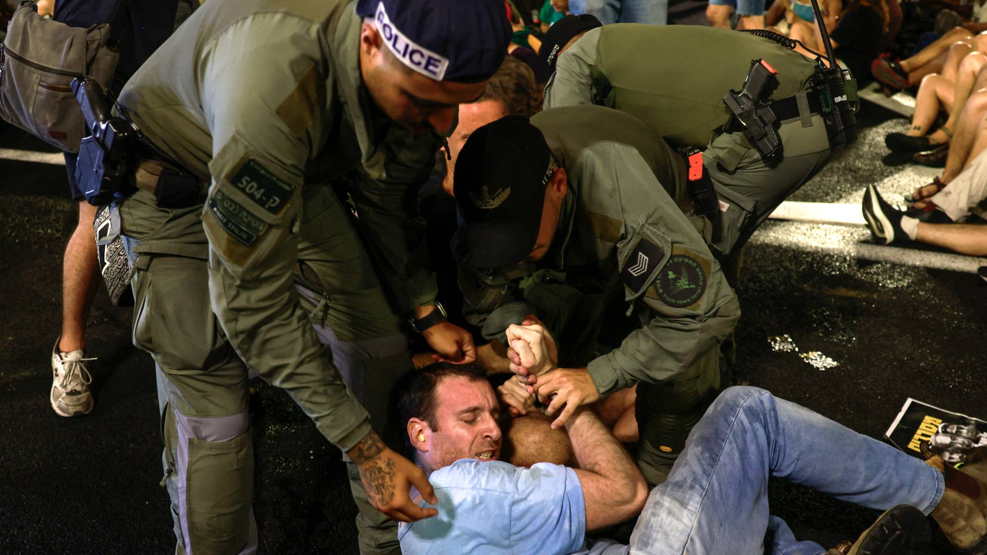 اضرابات تل أبيب