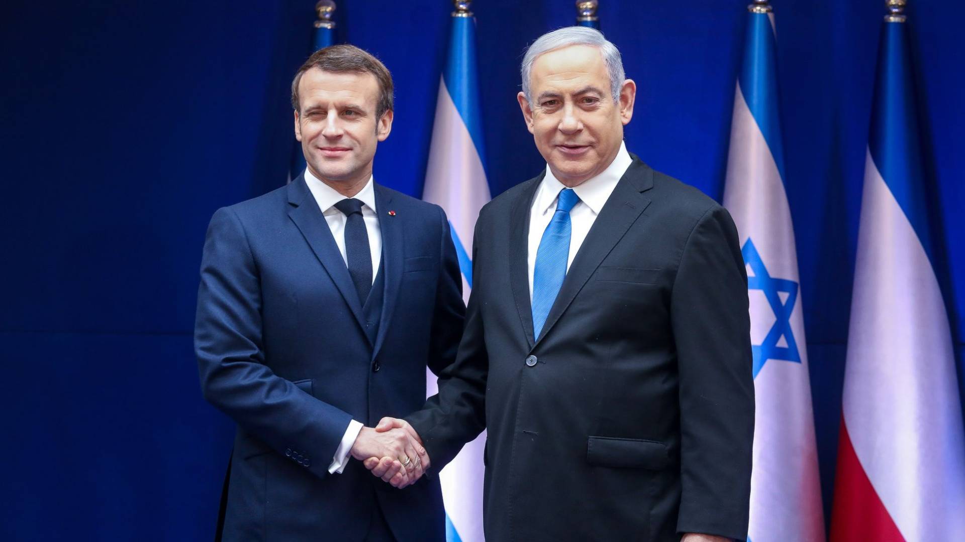 نتنياهو وماكرون