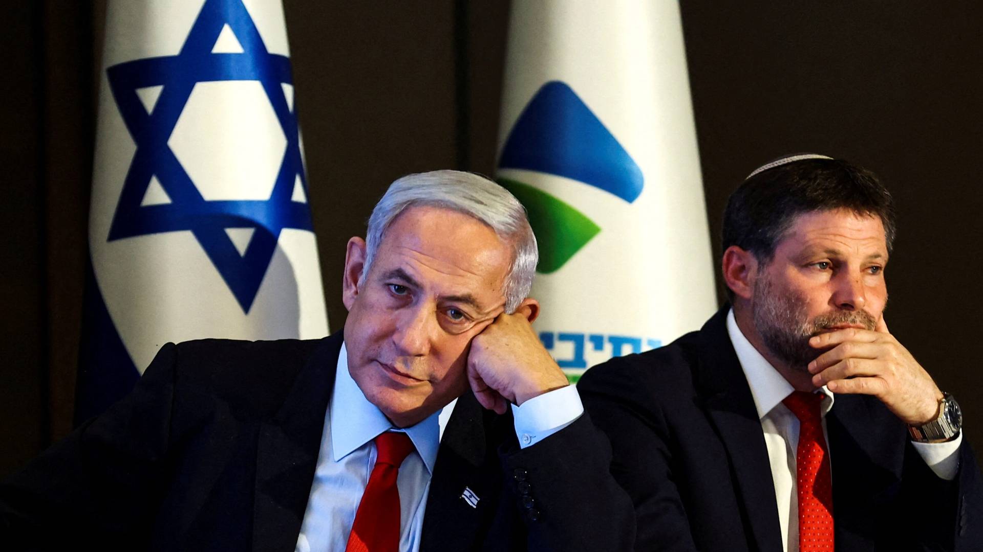 رئيس وزراء الاحتلال بنيامين نتنياهو، وزير ماليته بتسلئيل سموتريتش