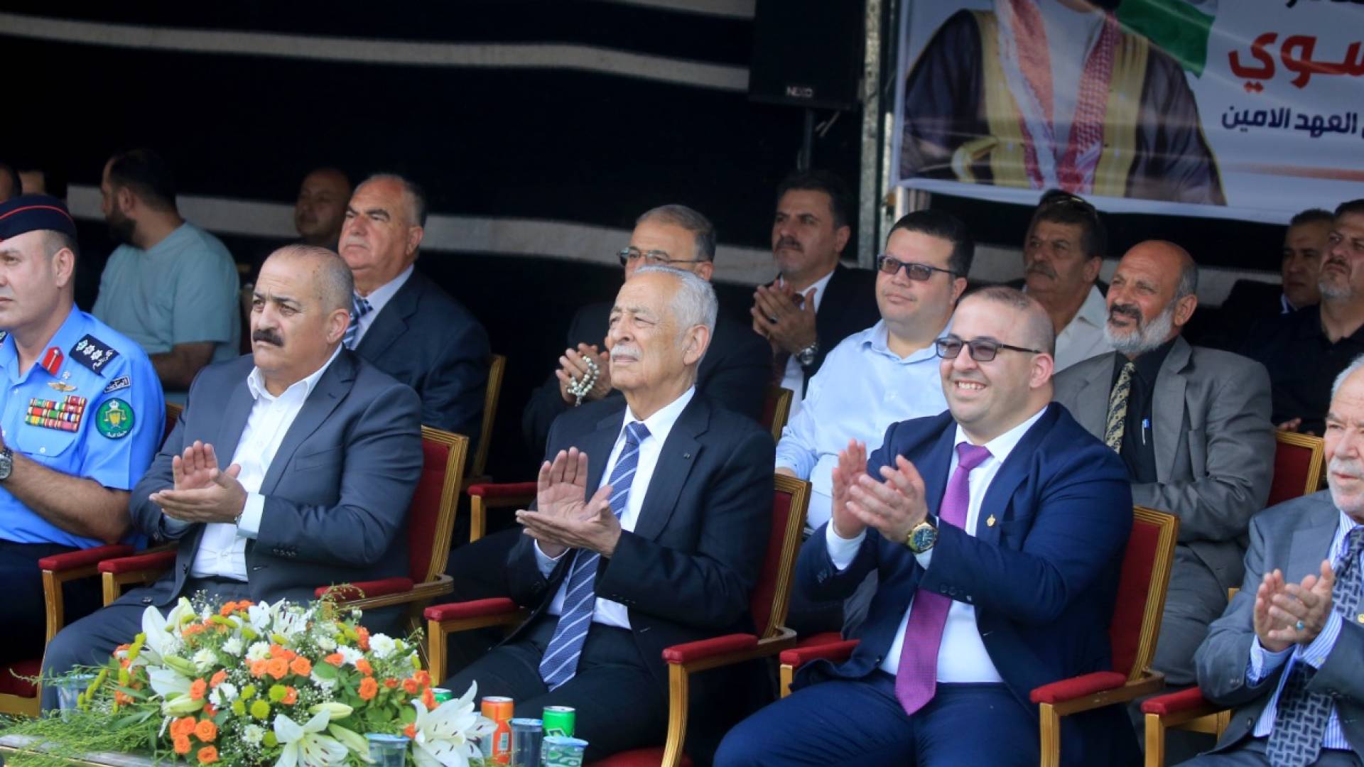 رئيس الديوان الملكي اثناء حضوره للاحتفال