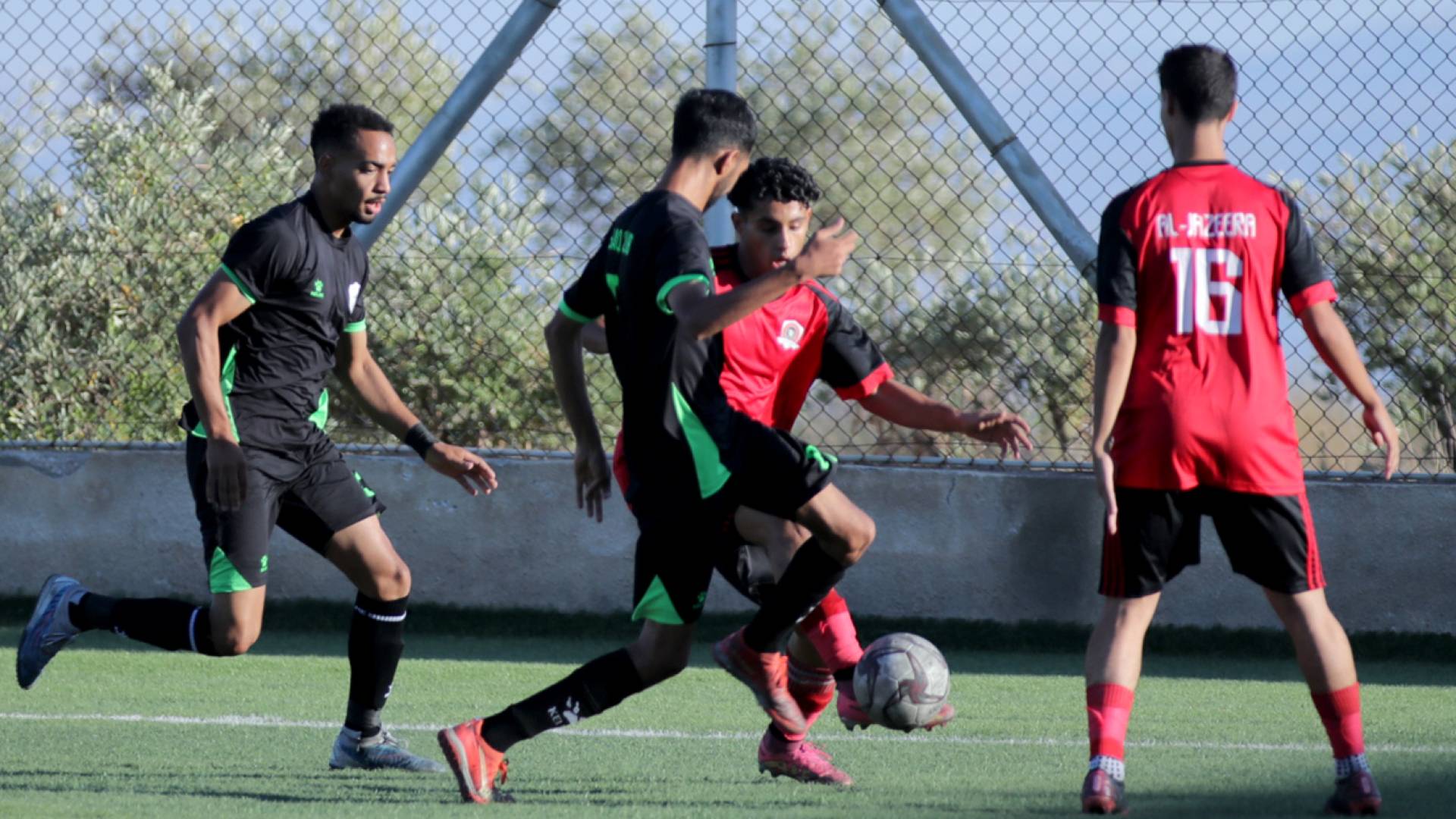 من مباراة البقعة والجزيرة