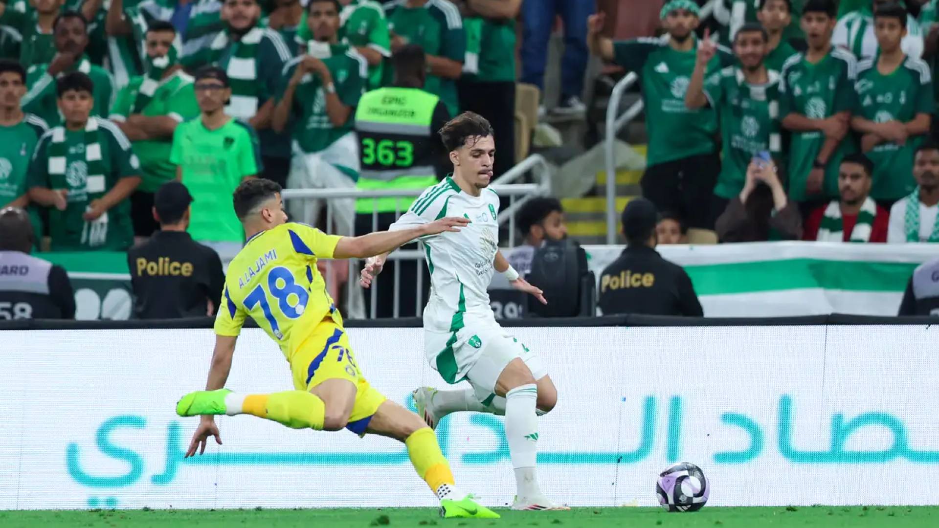 من مباراة سابقة بين الأهلي والنصر