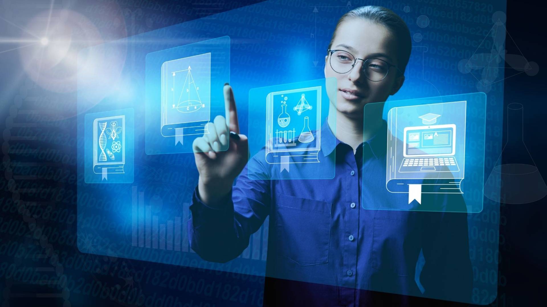 صورة تعبر عن استخدام الذكاء الاصطناعي