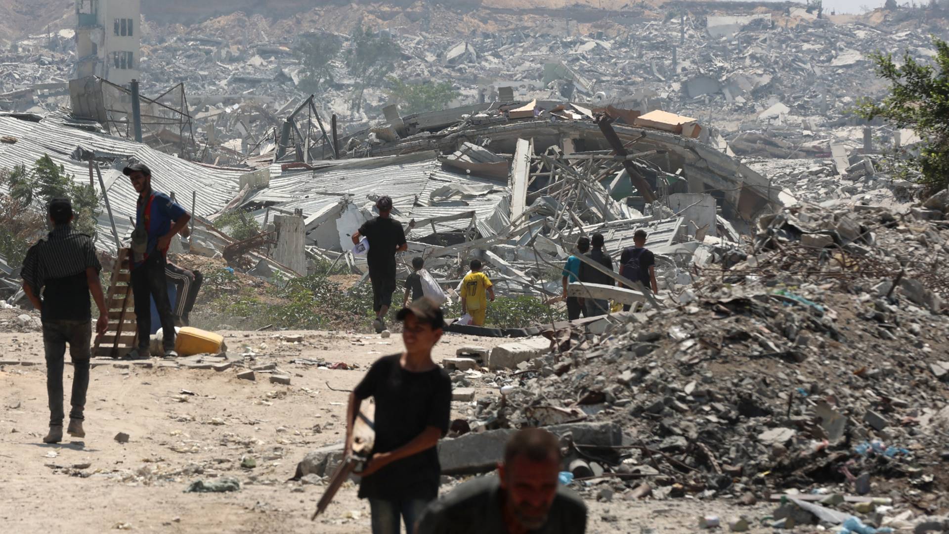 دمار في قطاع غزة