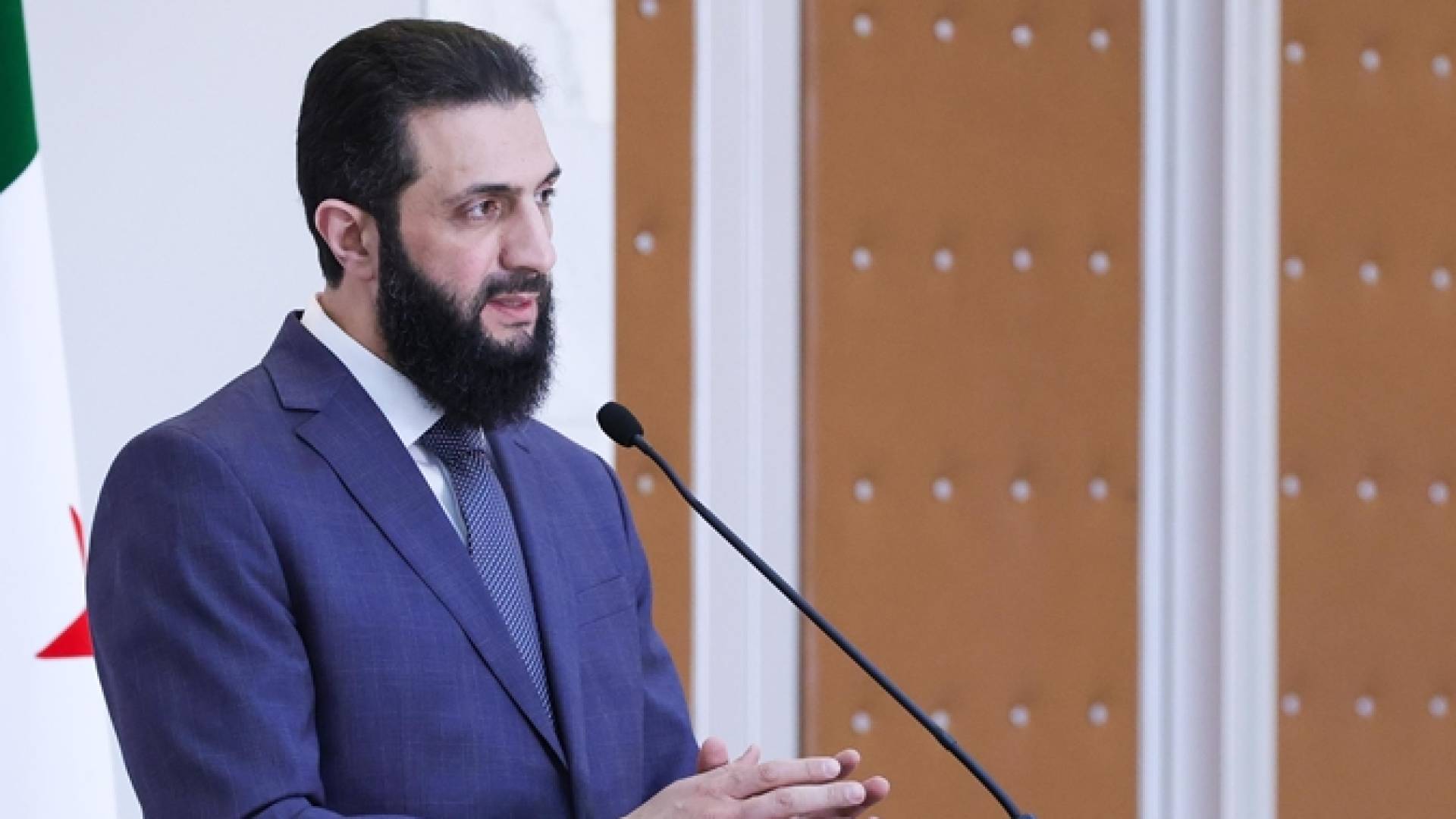 الرئيس السوري أحمد الشرع