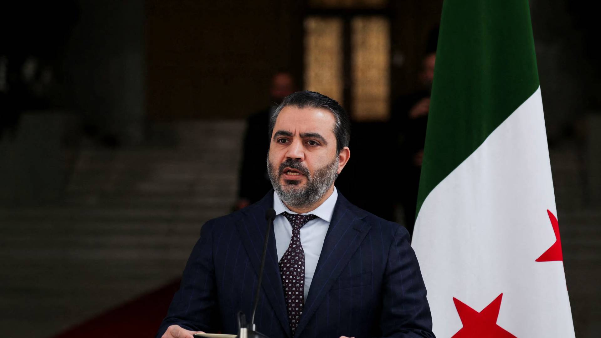 وزير الخارجية السوري أسعد الشيباني