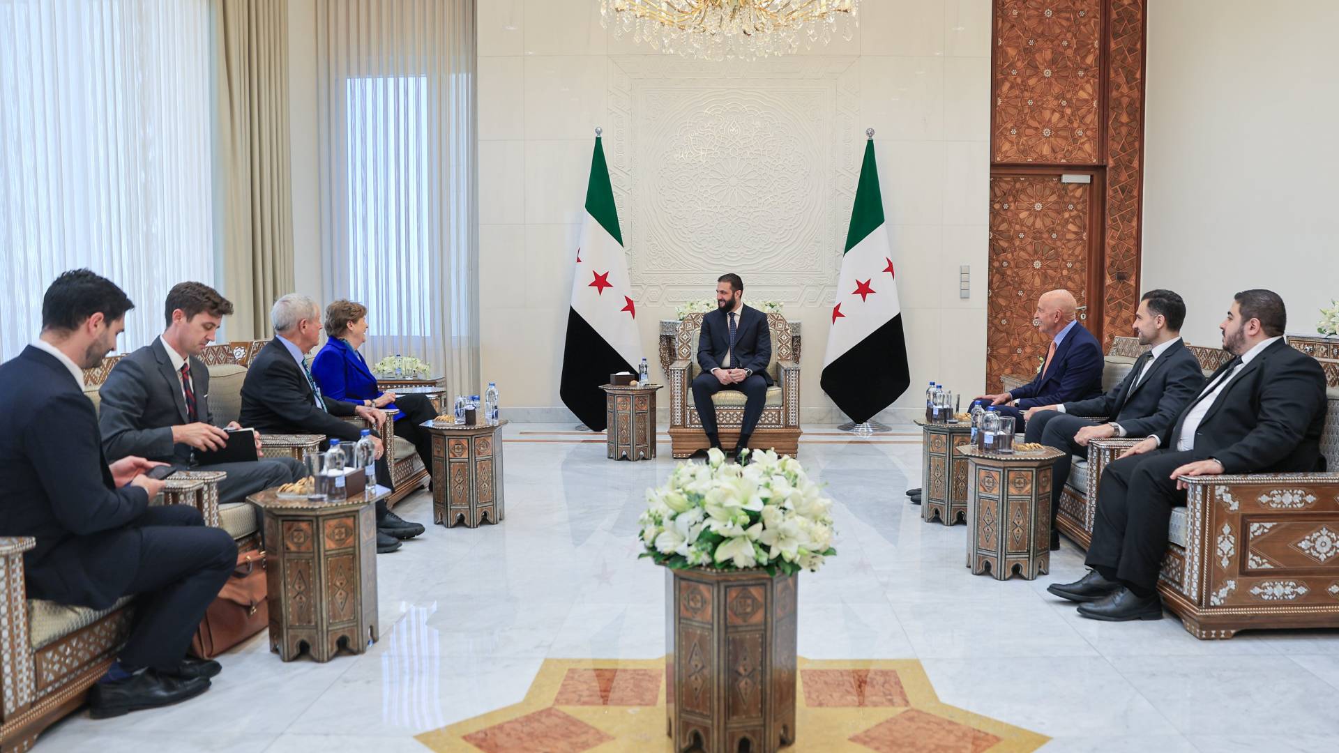 الشرع يستقبل وفدا أمريكيا برئاسة مبعوث ترمب