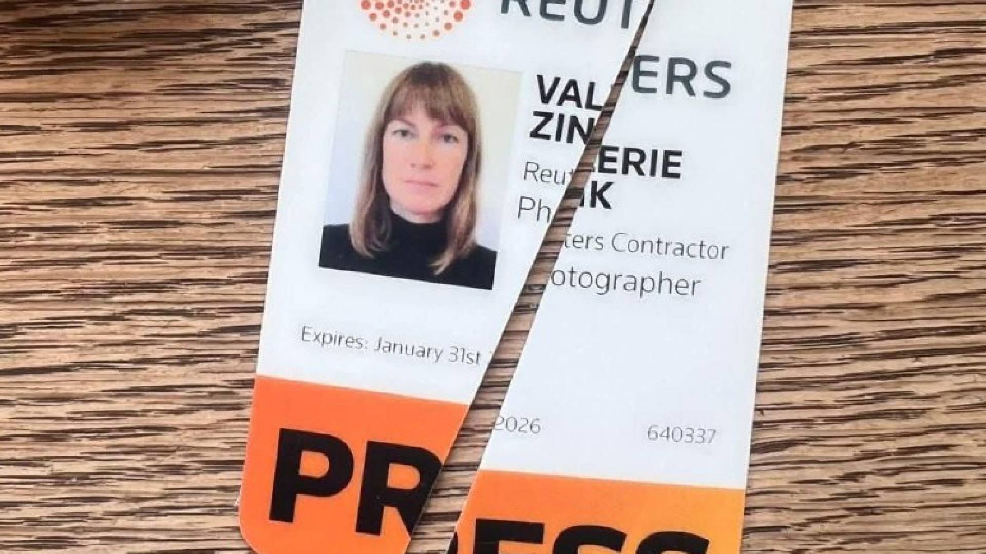 الصحفية الكندية فاليري زينك