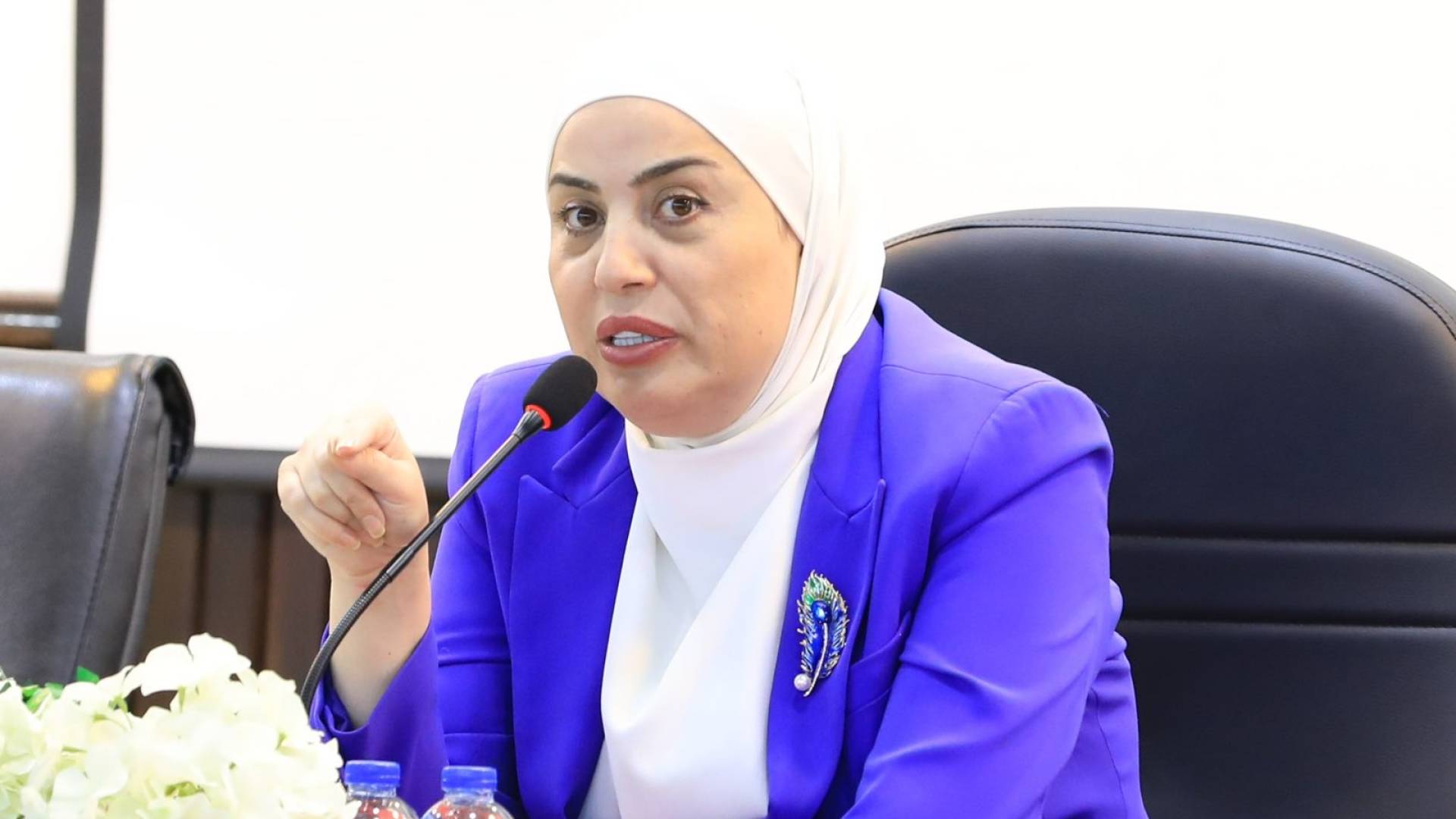 وزيرة التنمية الاجتماعية، وفاء بني مصطفى