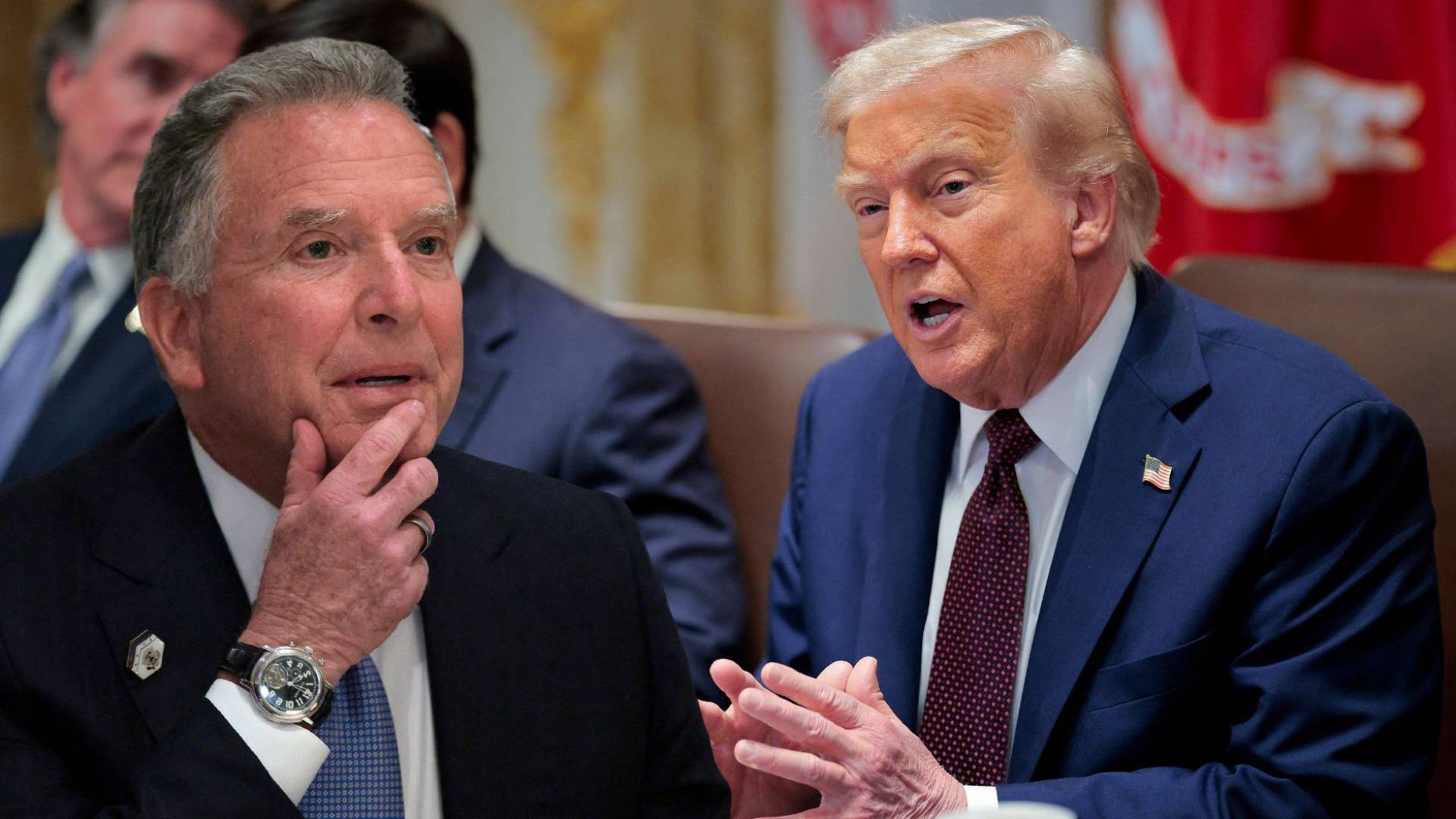 الرئيس الأمريكي دونالد ترمب، المبعوث الأمريكي الخاص ستيف ويتكوف