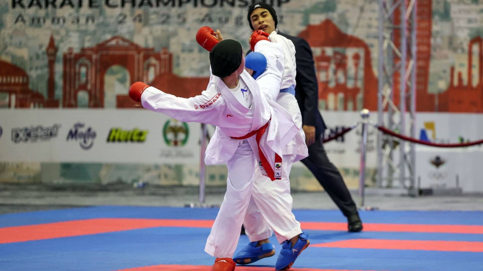 الأردن يتصدر بطولة غرب آسيا للكراتيه بـ82 ميدالية