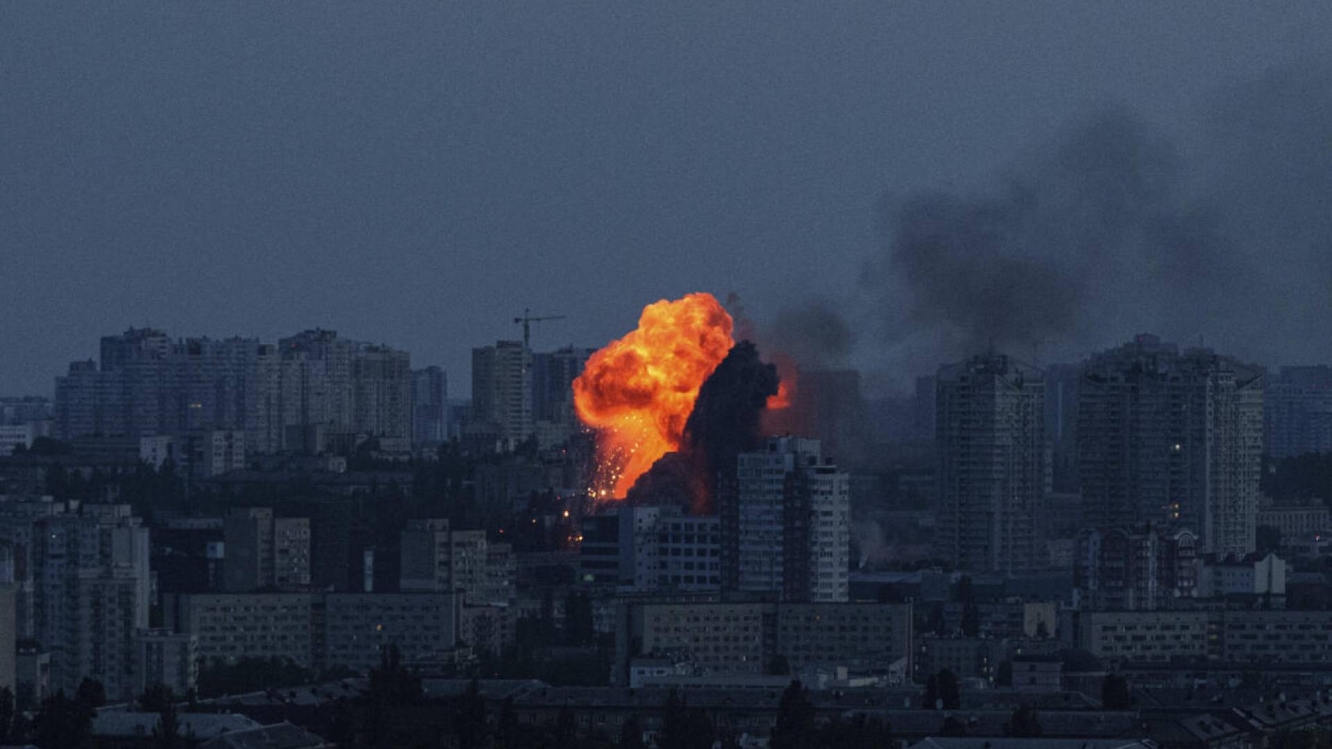 هجوم روسي على كييف