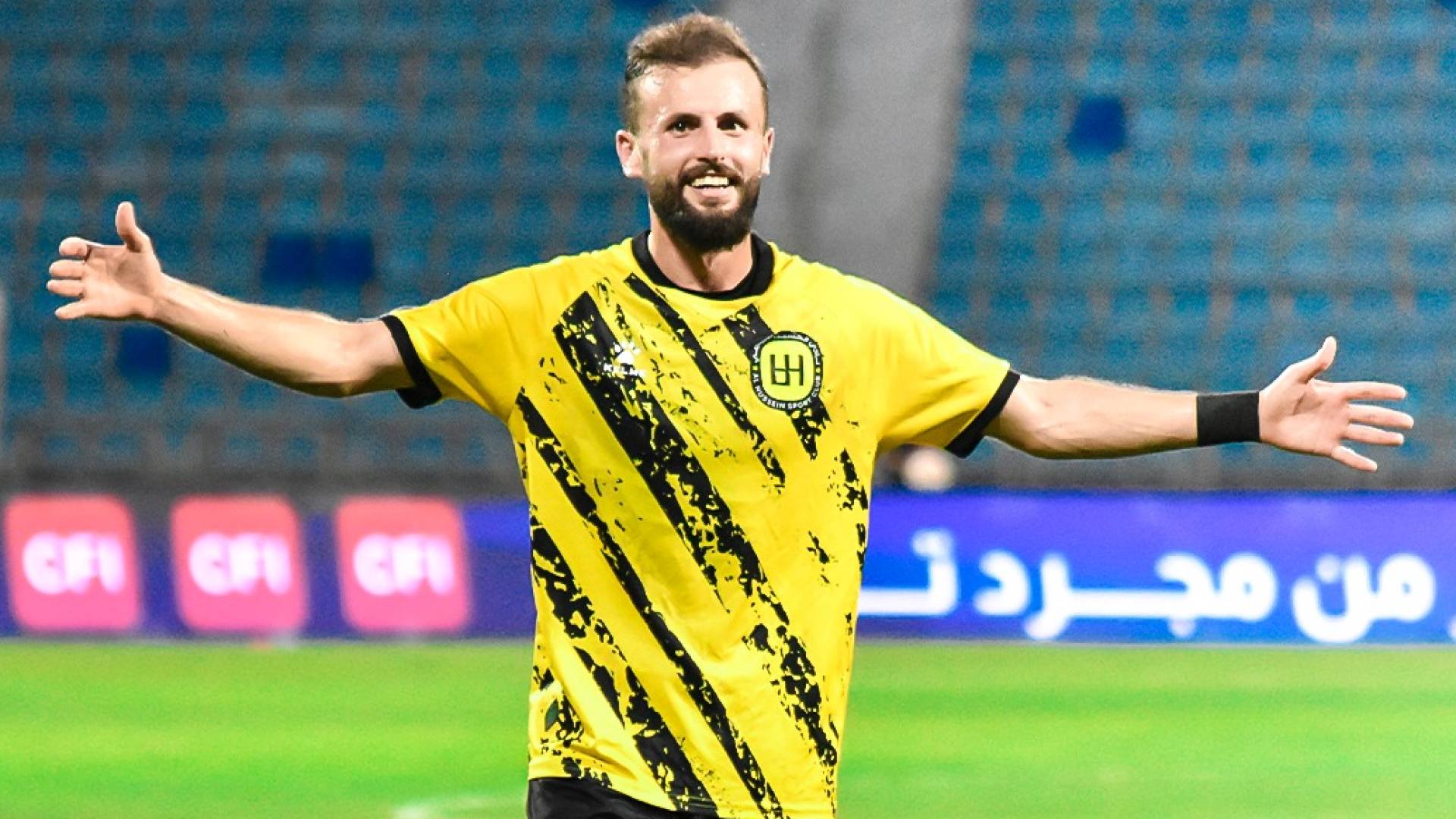 لاعب الحسين يوسف أبو جلبوش