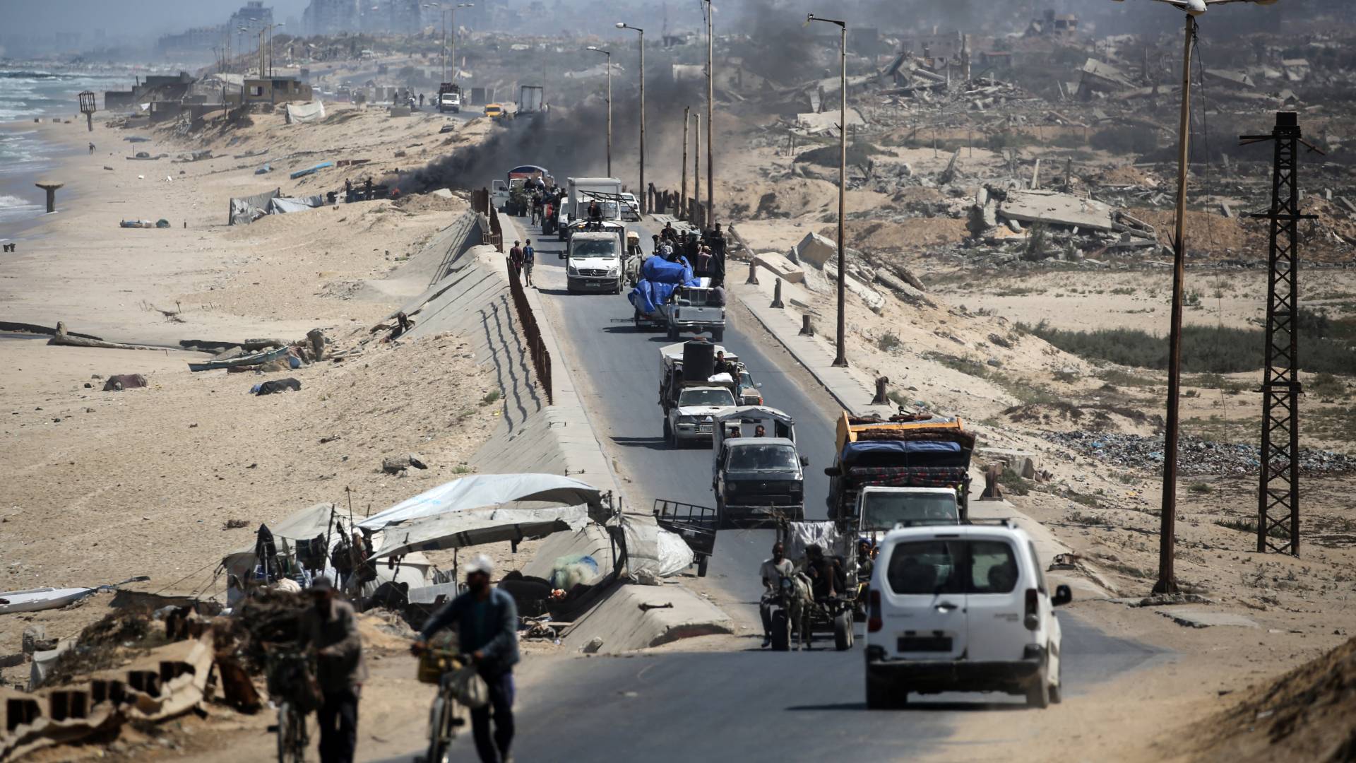 قطاع غزة المدمر