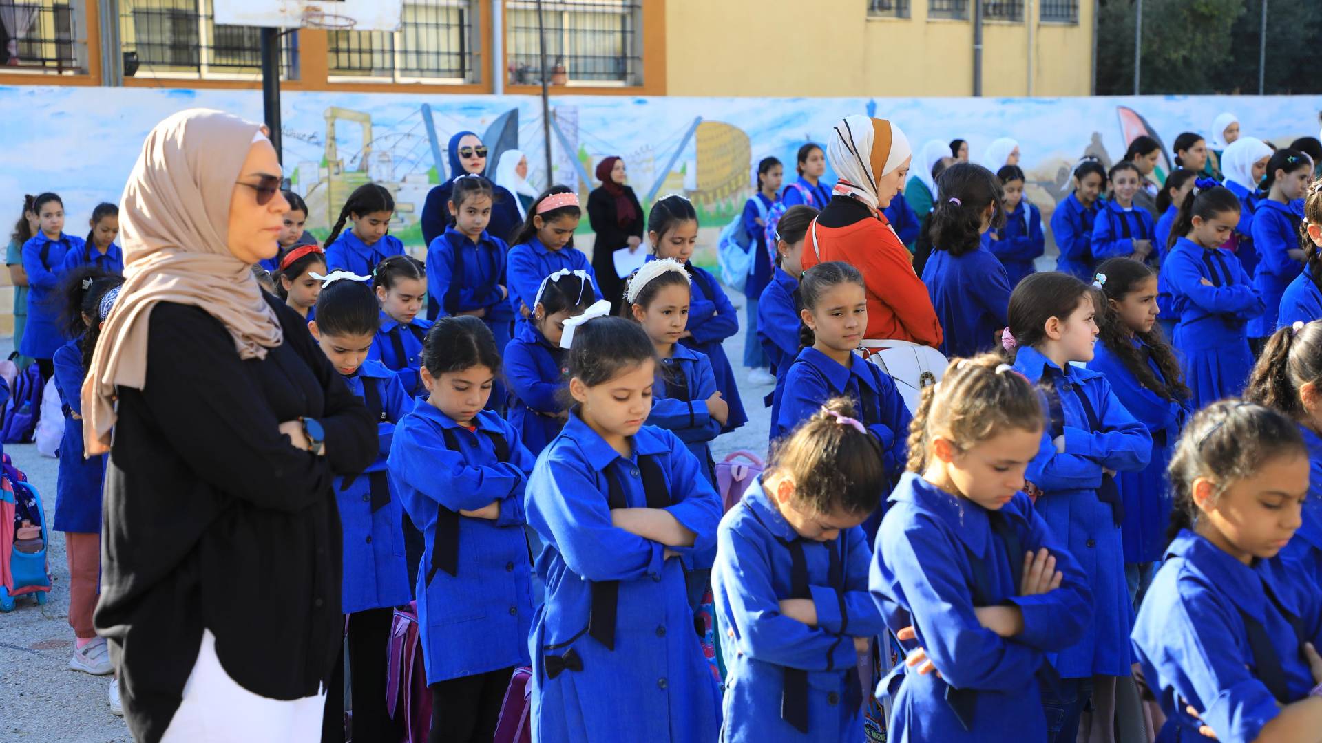 طلاب مدرسة في الأردن