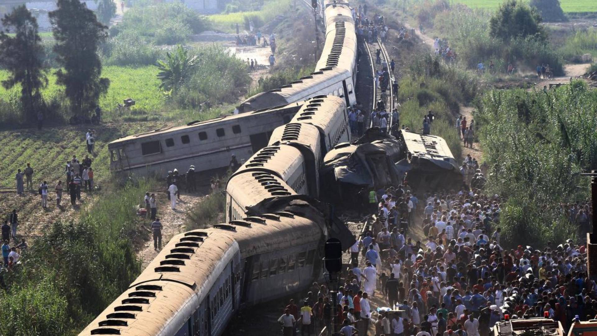 انقلاب قطار في مصر