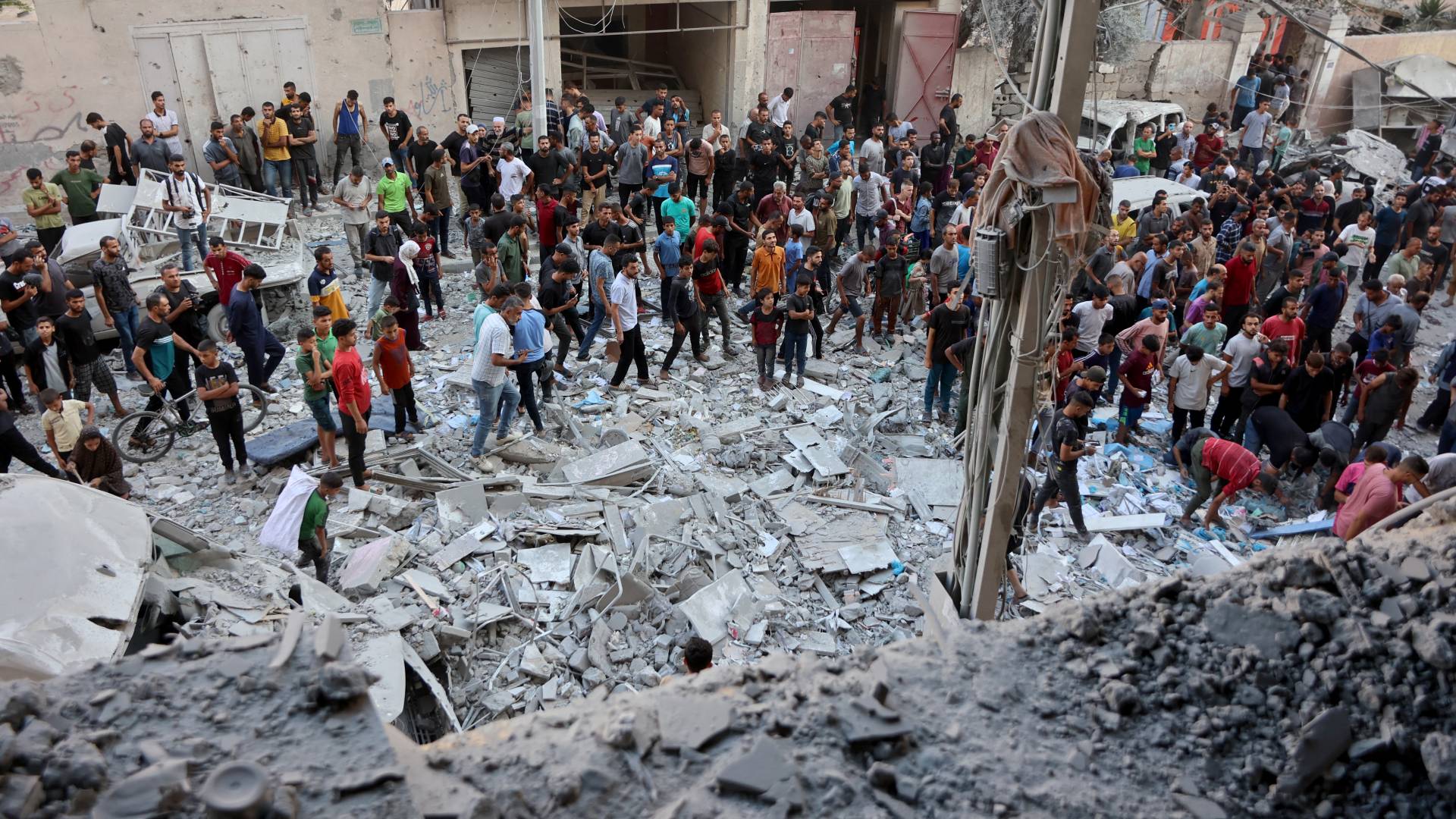 الدمار في قطاع غزة