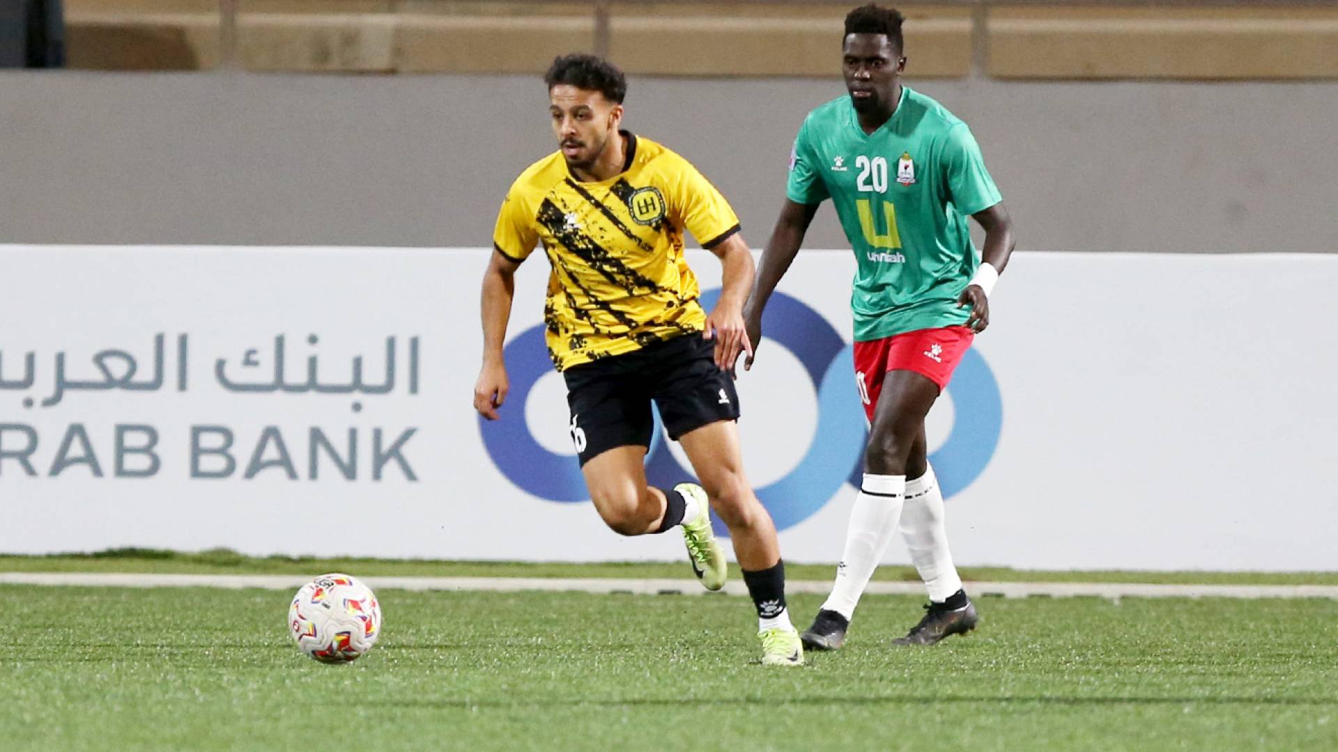 من مباراة الحسين والوحدات