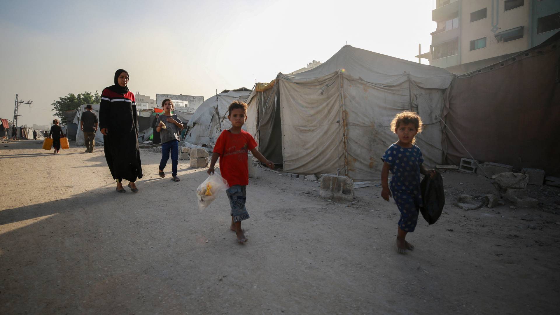 المعاناة في قطاع غزة