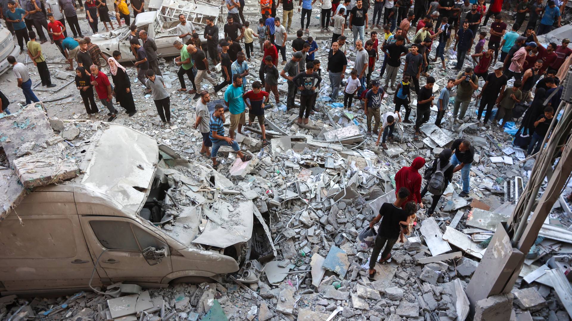 الدمار في قطاع غزة